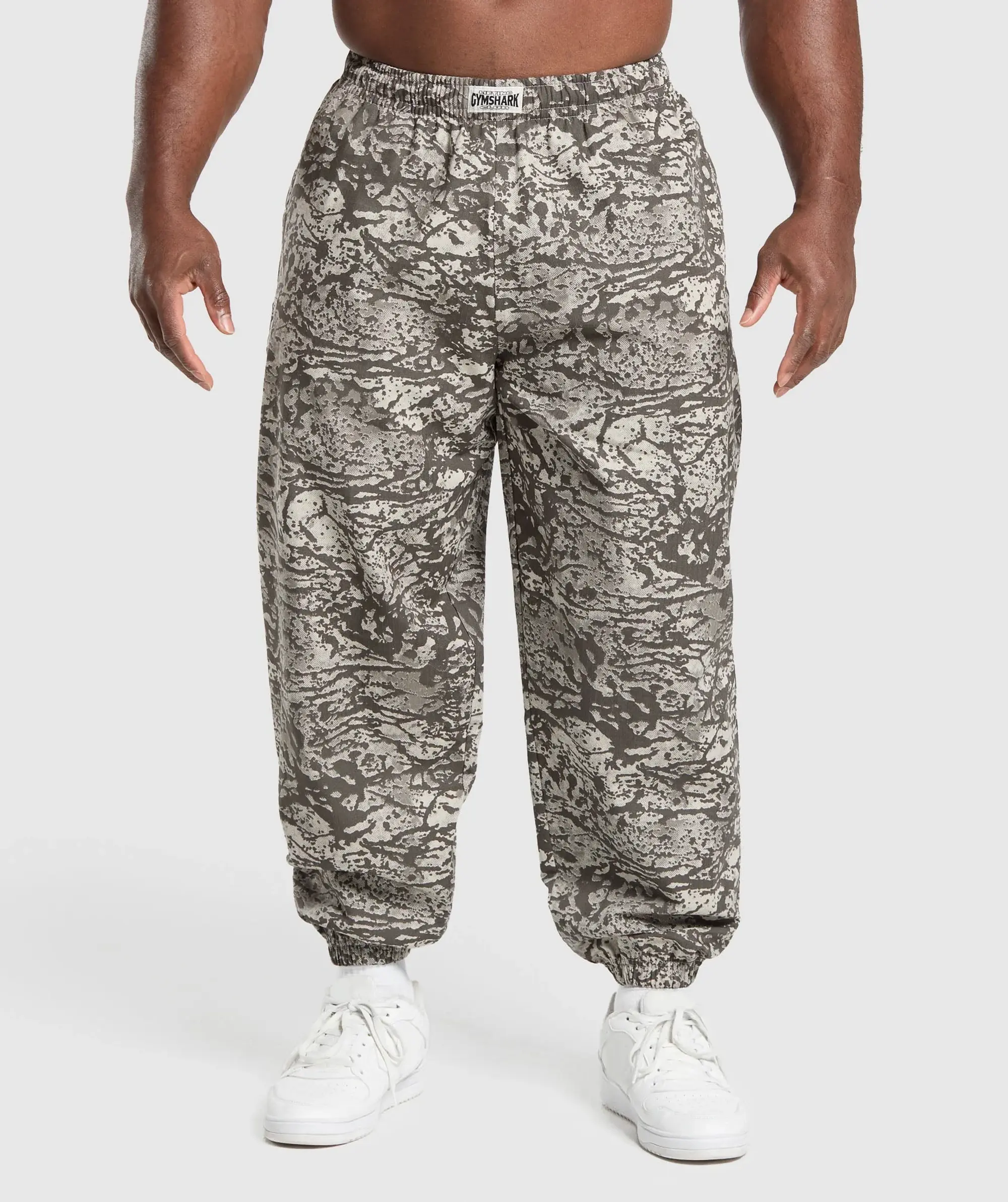 Gymshark Ripstop Pumper Pants - Pebble Grey