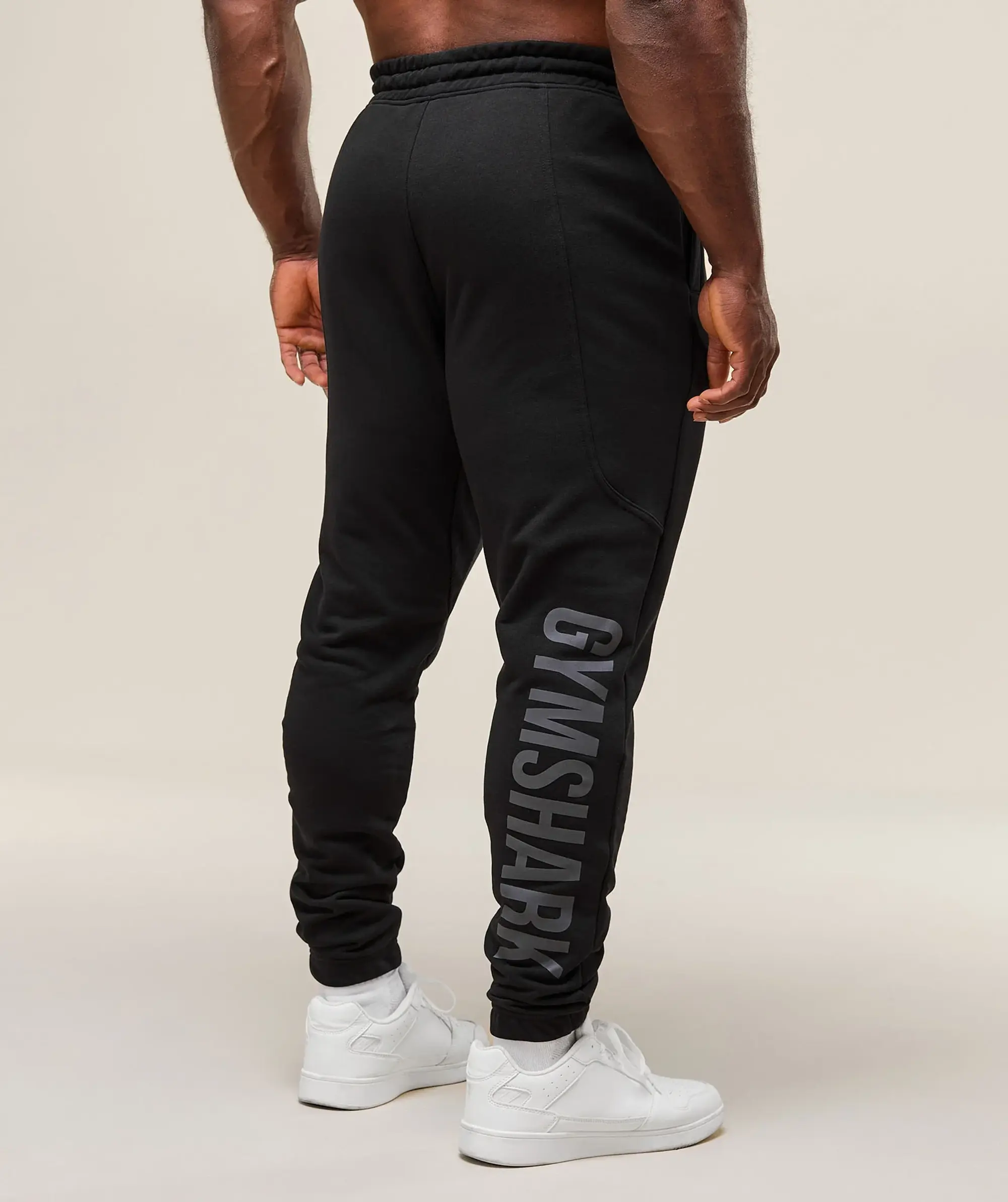 Gymshark Power Wordmark Joggers - Black