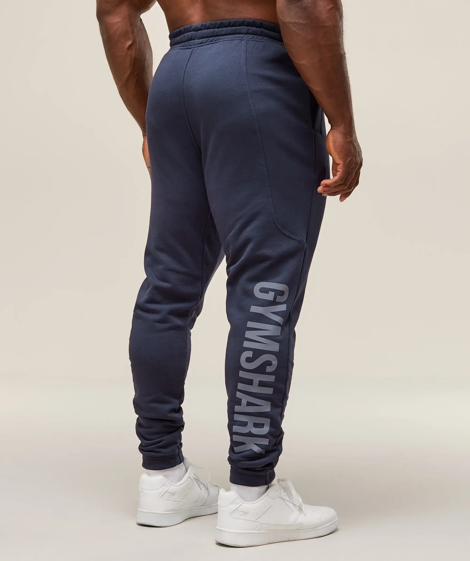 Gymshark Power Wordmark Joggers - Heavy Blue