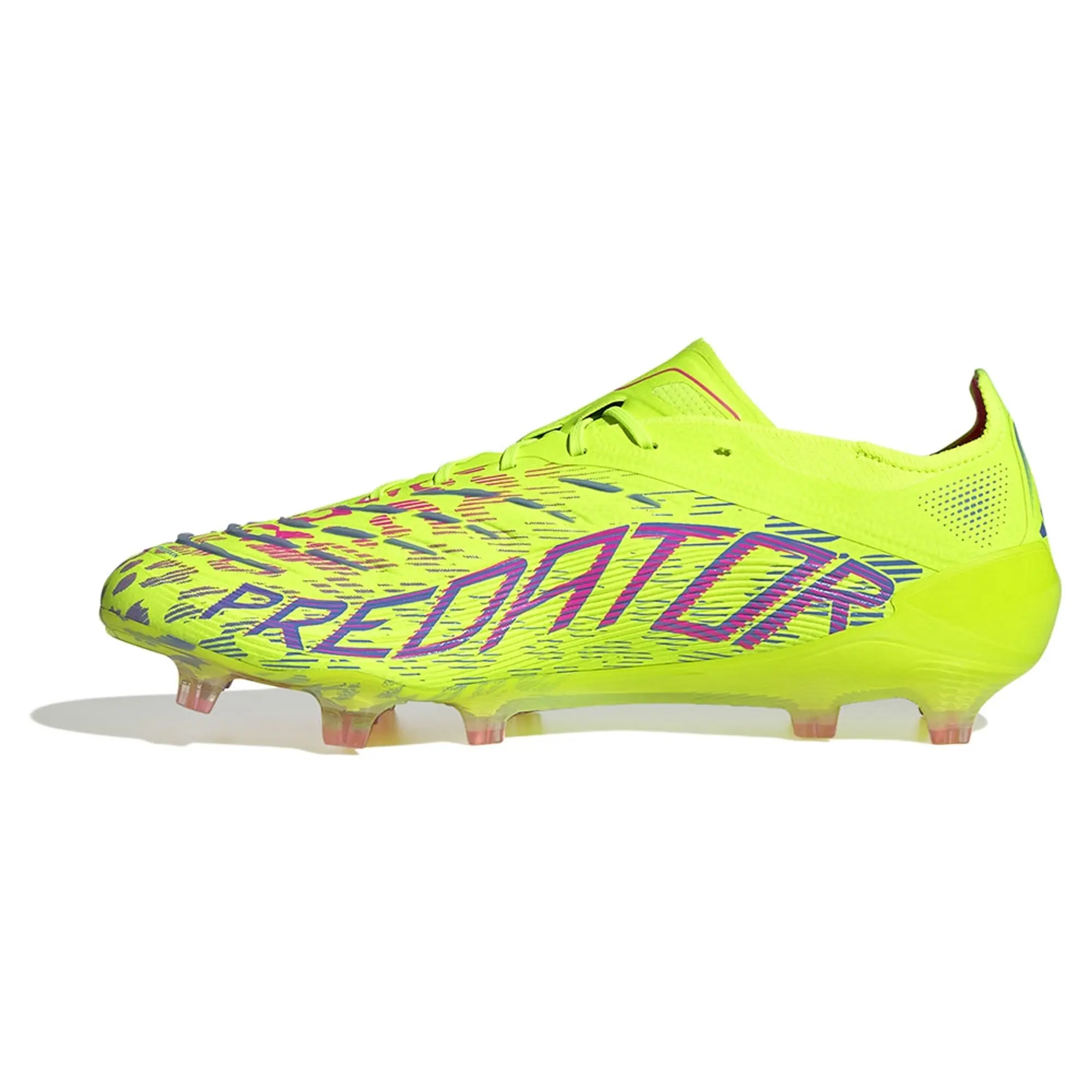 Adidas Predator Elite Fg Mystic Victory - Lucid Lemon/Lucid Pink/Blue Fusion - ['Green']