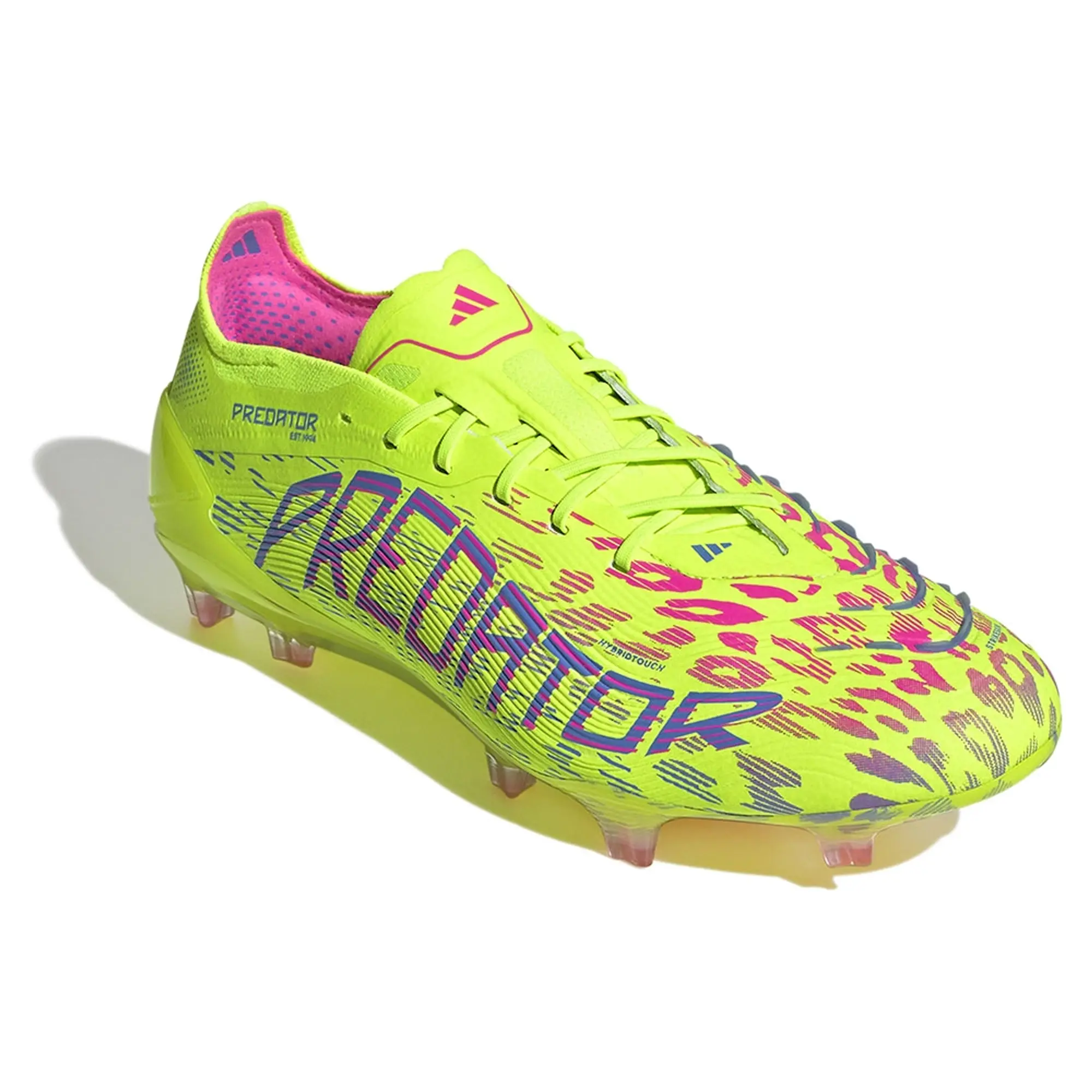 Adidas Predator Elite Fg Mystic Victory - Lucid Lemon/Lucid Pink/Blue Fusion - ['Green']