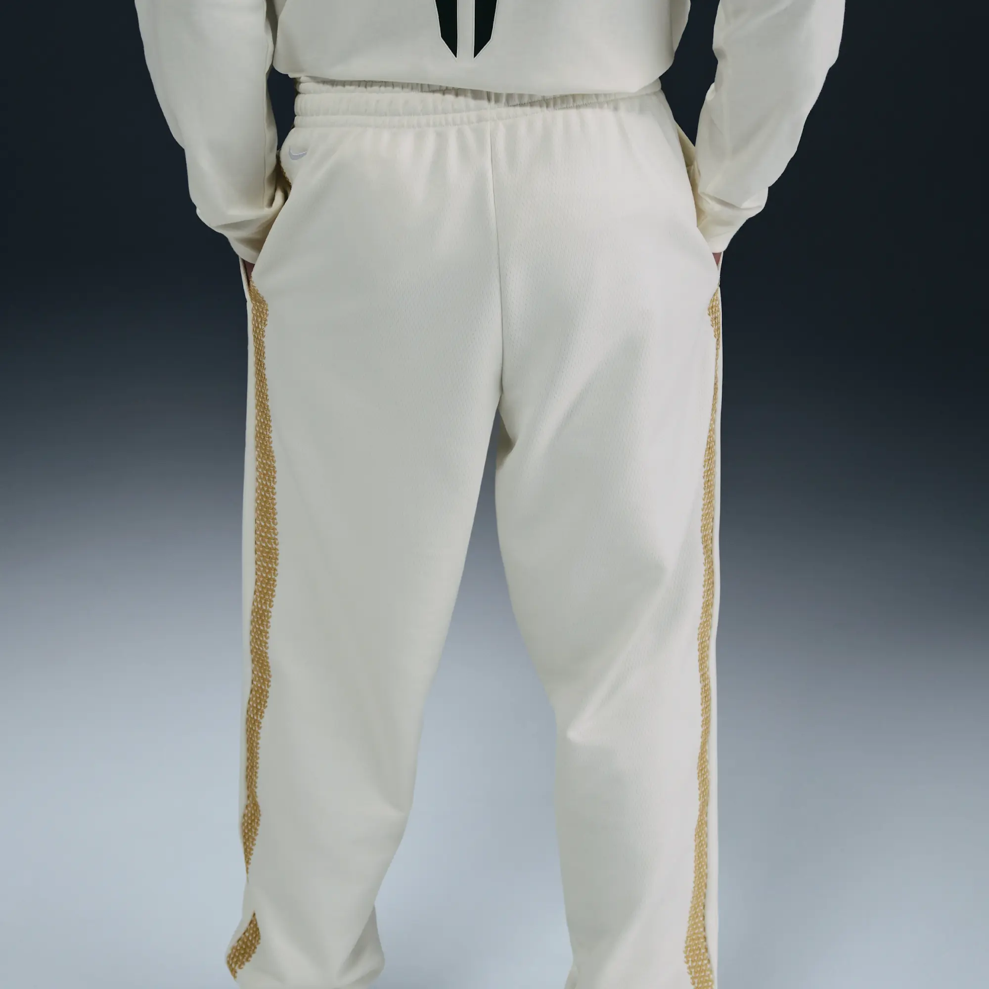 Nike Kobe Therma-FIT Basketball Trousers - White - Polyester
