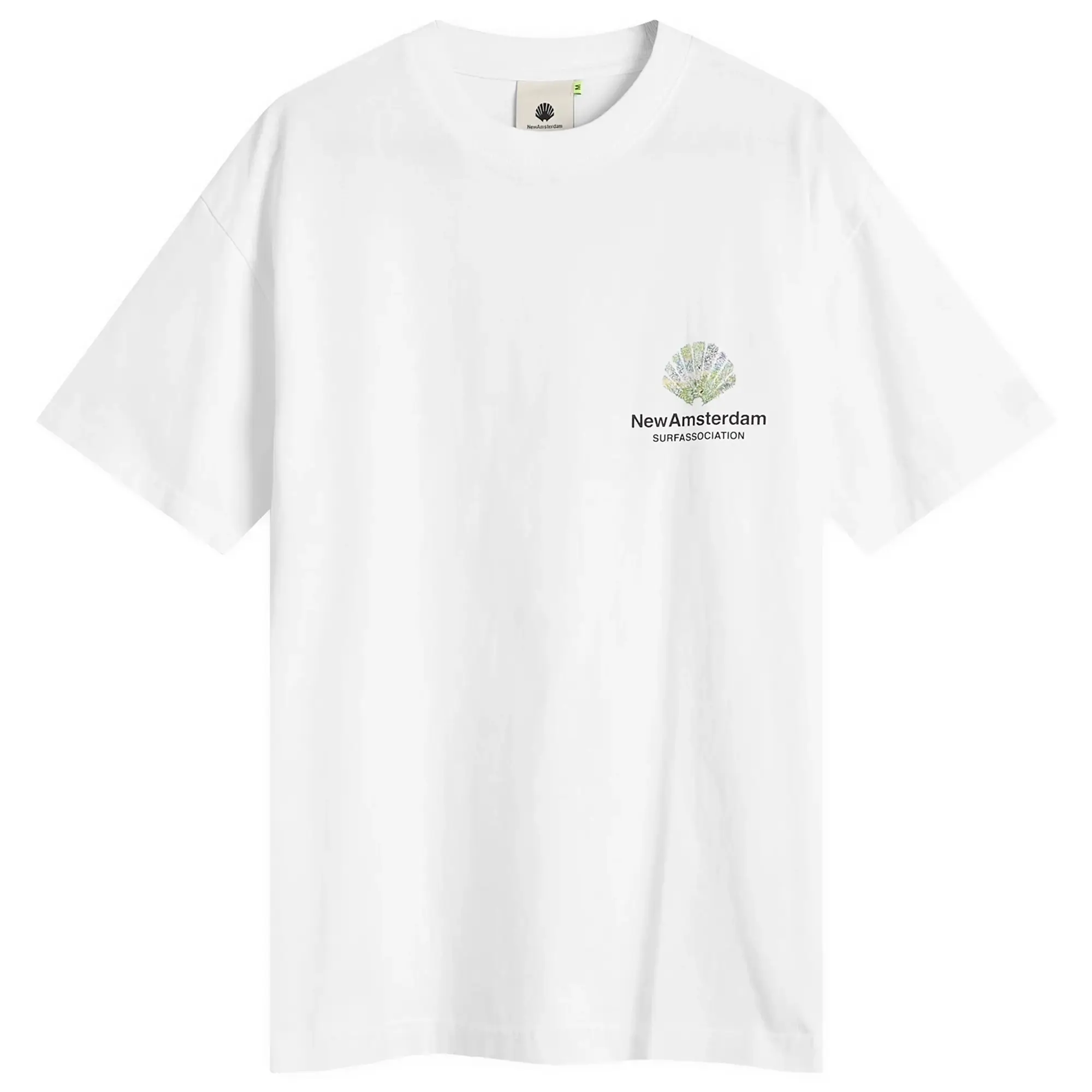 New Amsterdam Surf Association Men's Tall Grass T-Shirt White