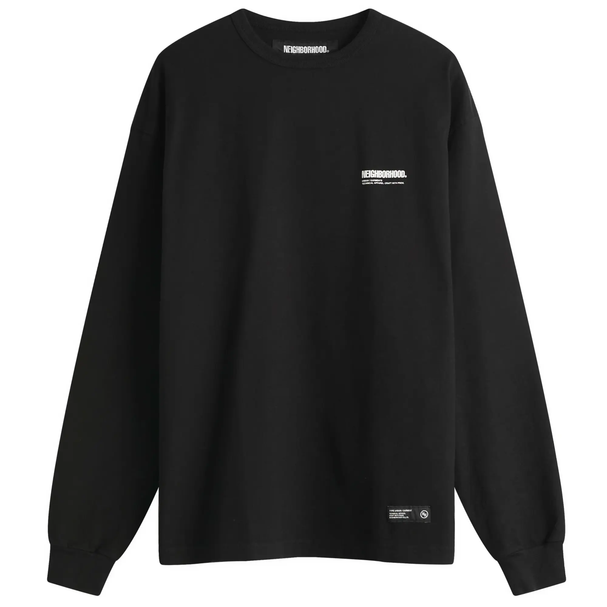 Neighborhood Men's Classic Logo Longsleeve T-Shirt Black