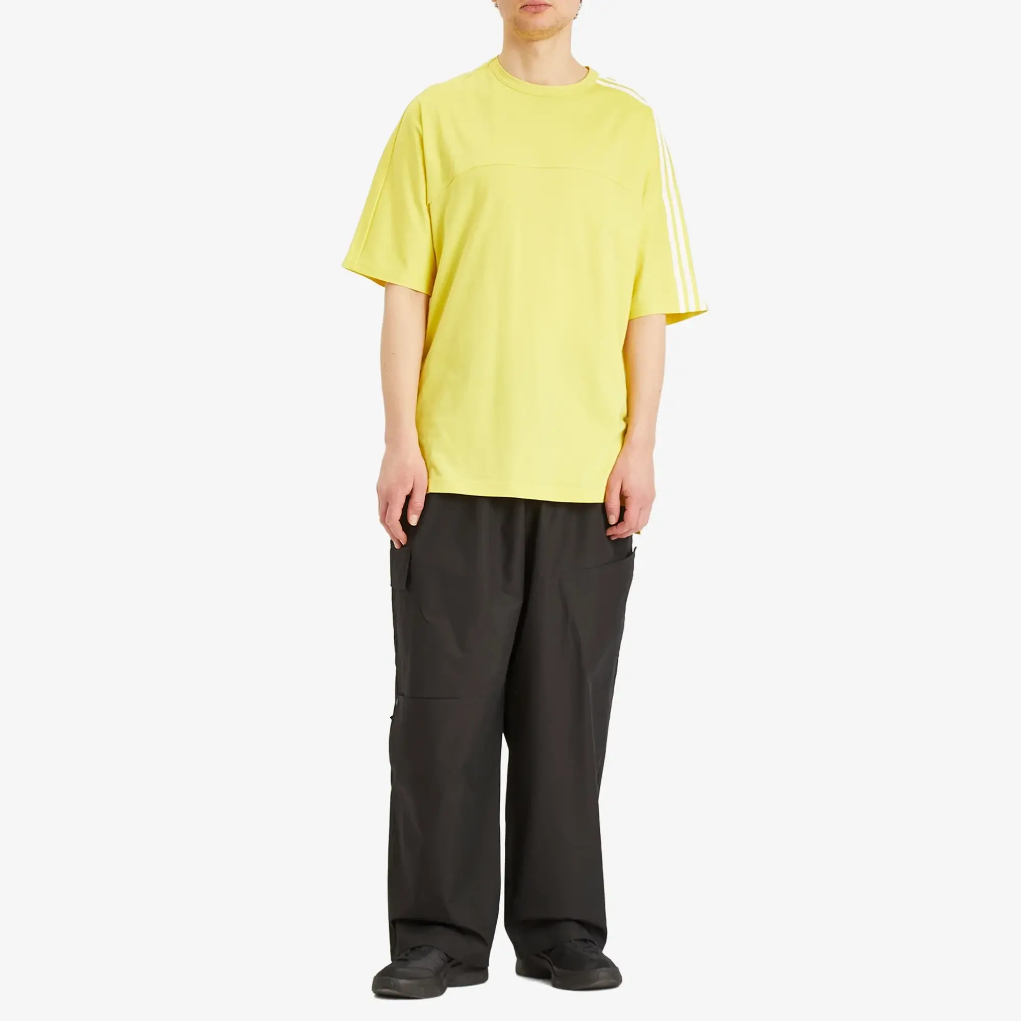 Y-3 Men's 3 Stripe T-Shirt Yellow