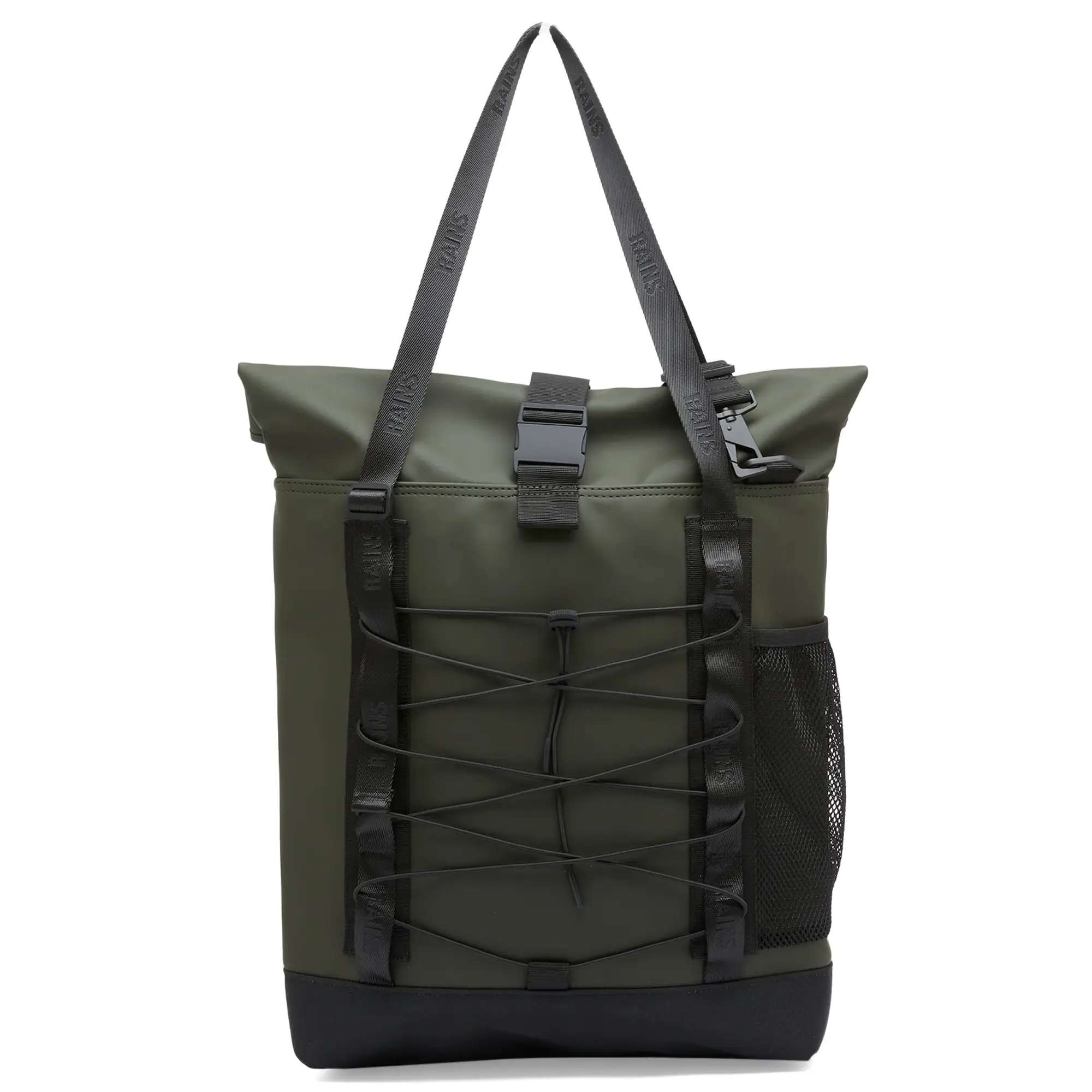 Rains Men's Trail Rolltop Tote Bag Green