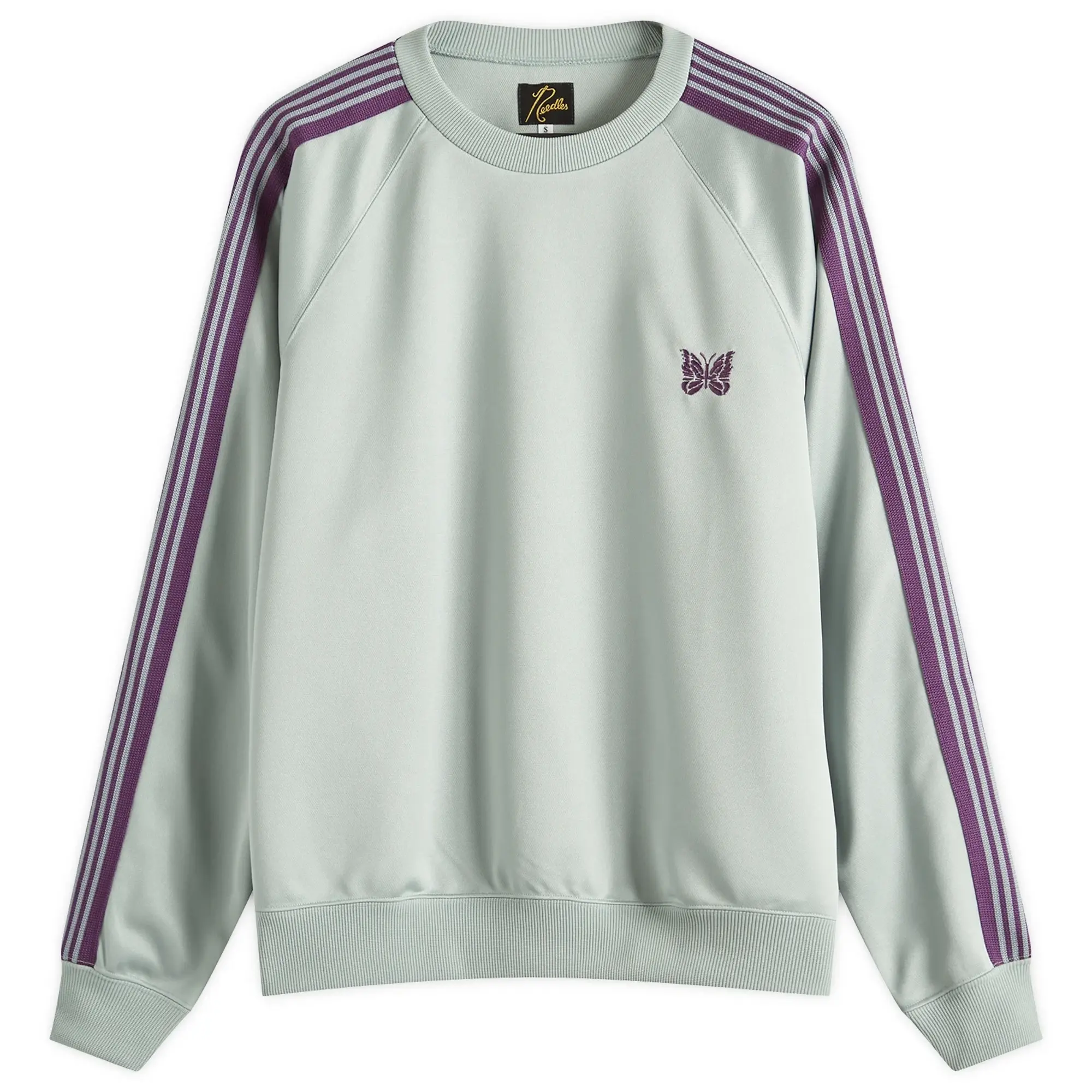 Needles Women's Track Crew Neck Sweatshirt Sax
