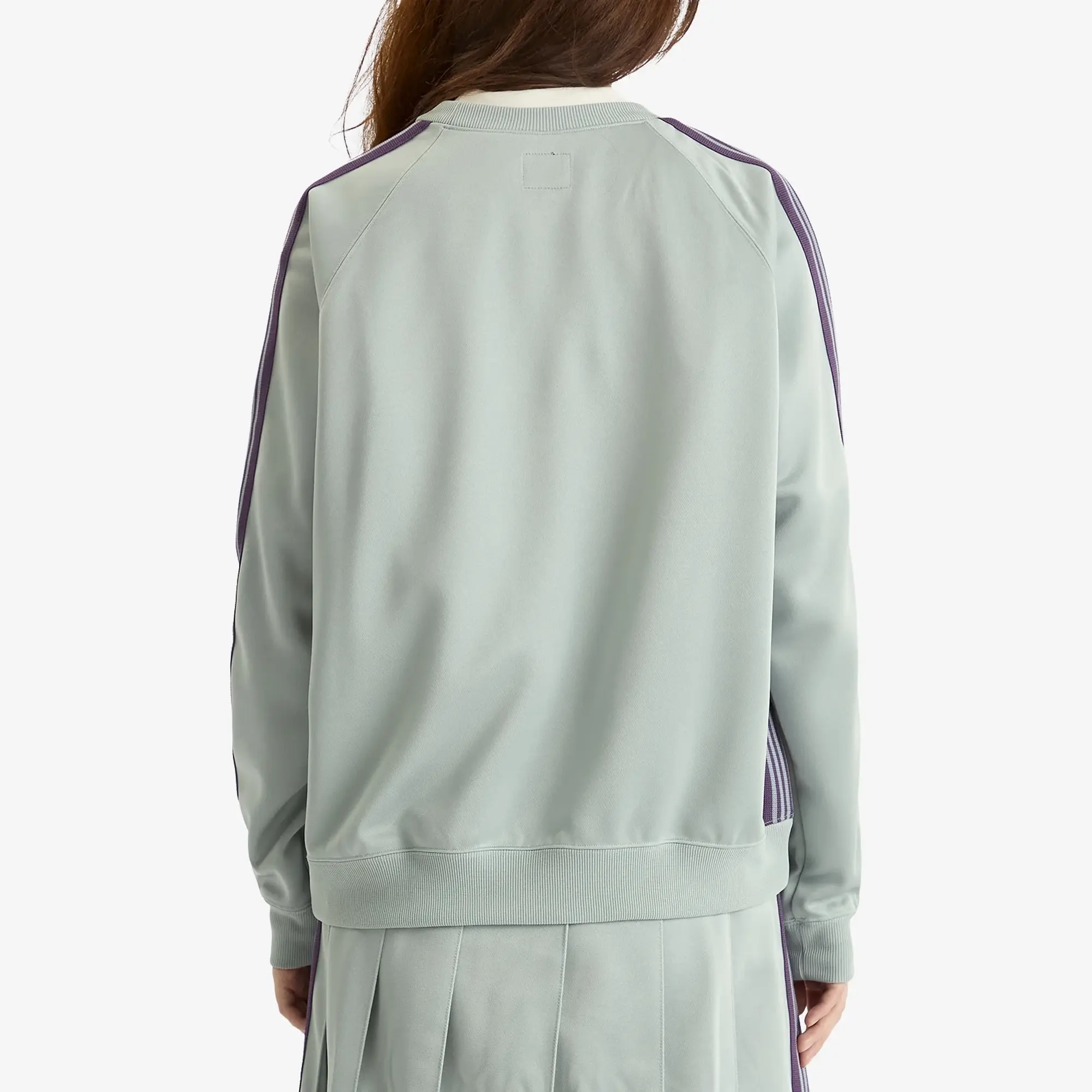 Needles Women's Track Crew Neck Sweatshirt Sax