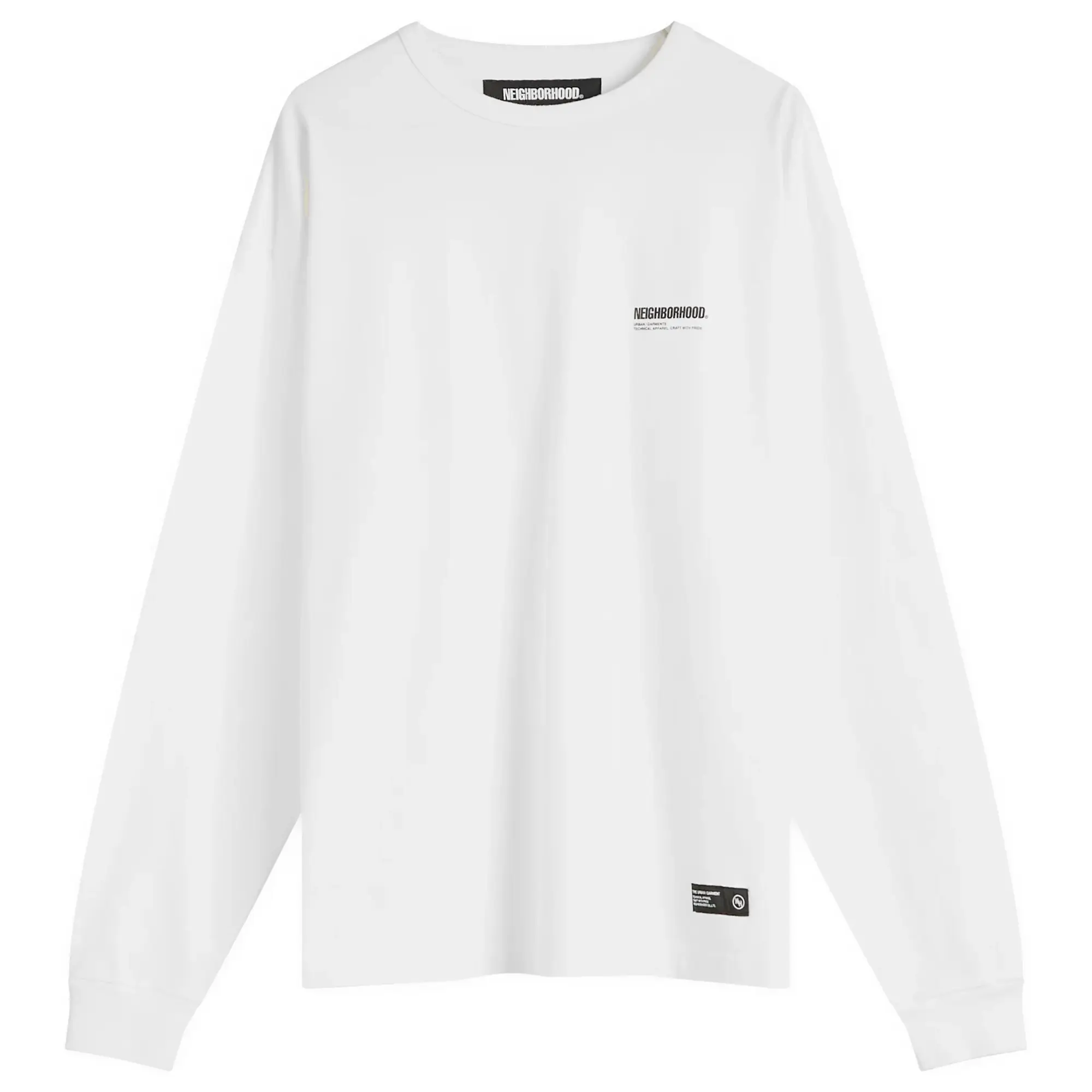 Neighborhood Men's Classic Logo Longsleeve T-Shirt White