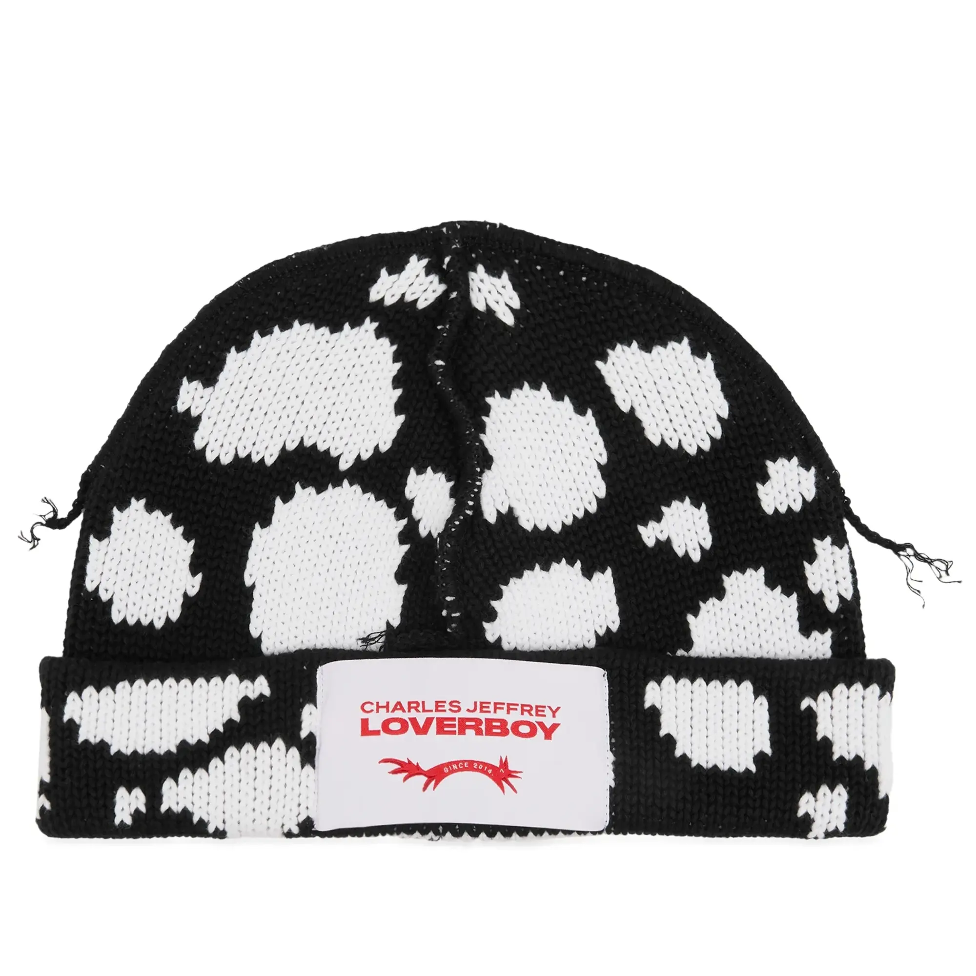 Charles Jeffrey Women's Loverboy Beanie Black/White Polka Dot