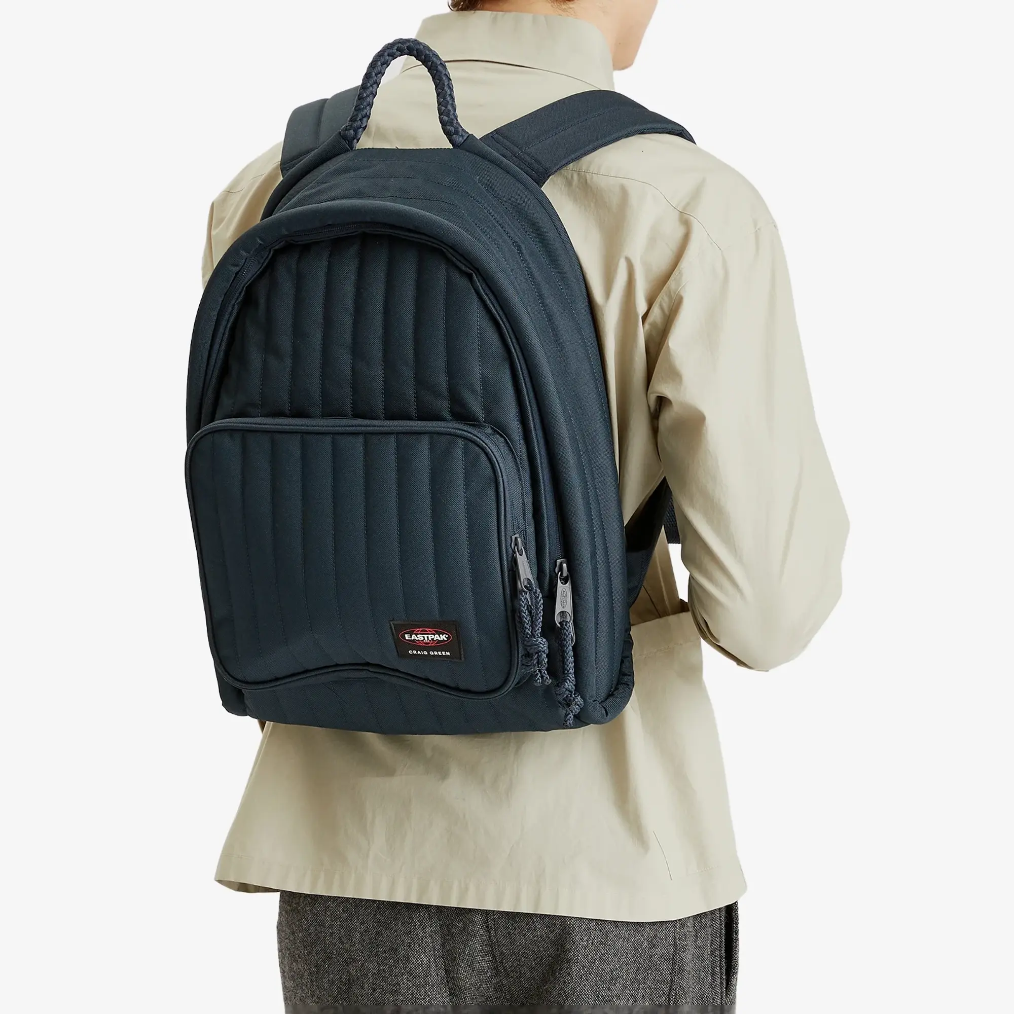 Eastpak x Craig Green Quilted Padded Pak'r Backpack Navy