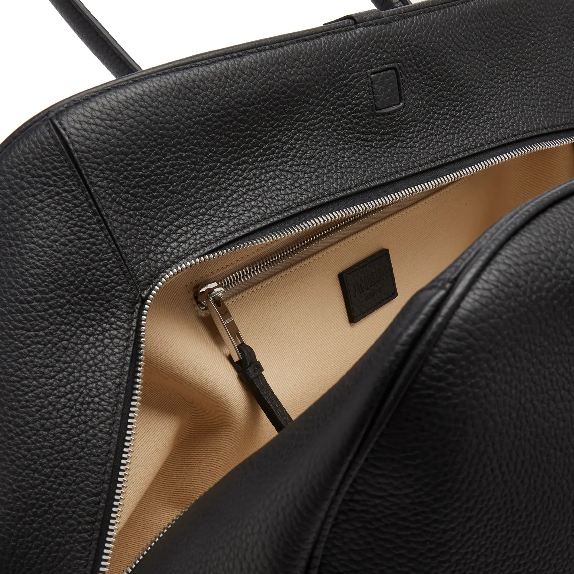 Jacquemus Men's Le Grand Turismo Leather Tote Black