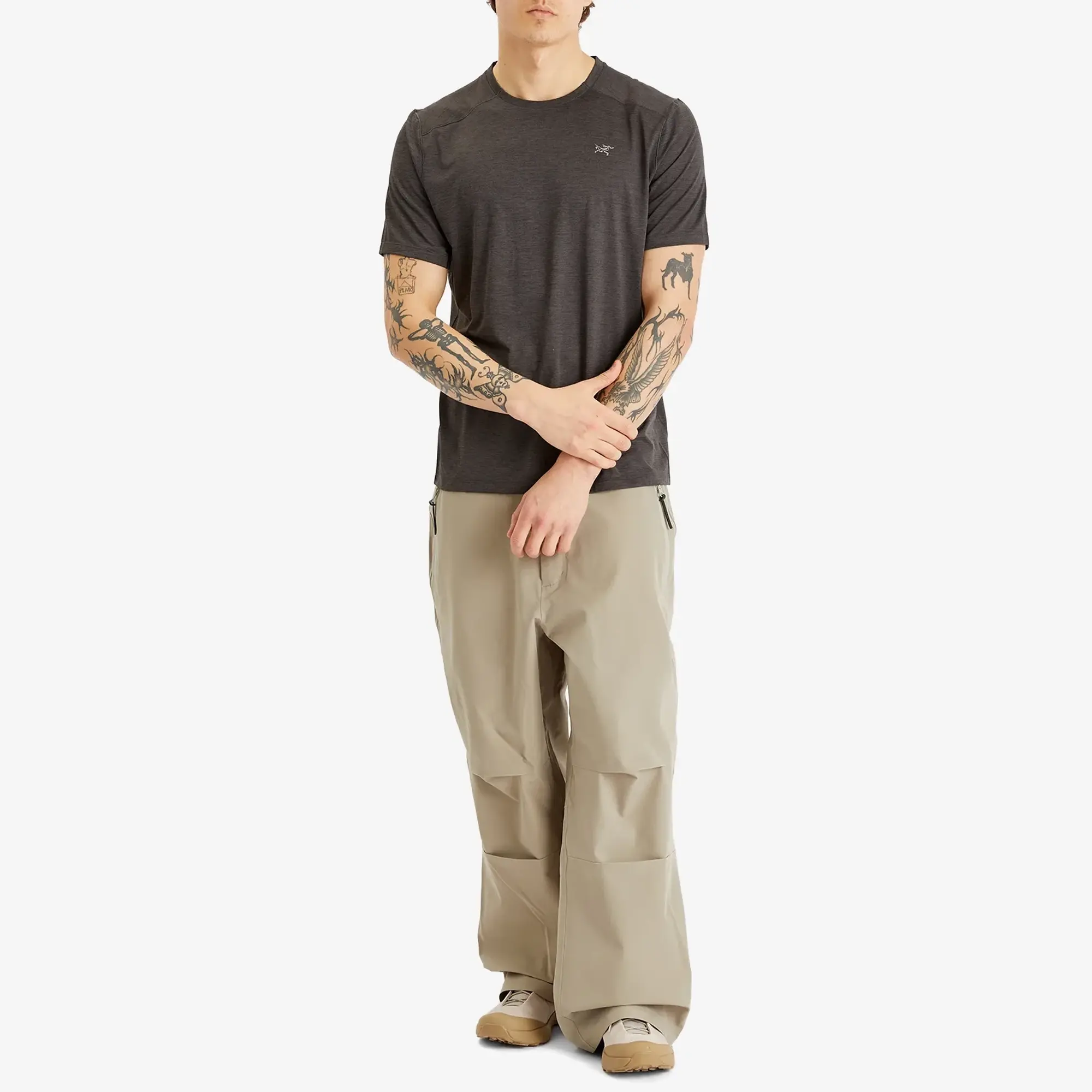 Arc'teryx Men's Cormac Crew T-Shirt Black Heather