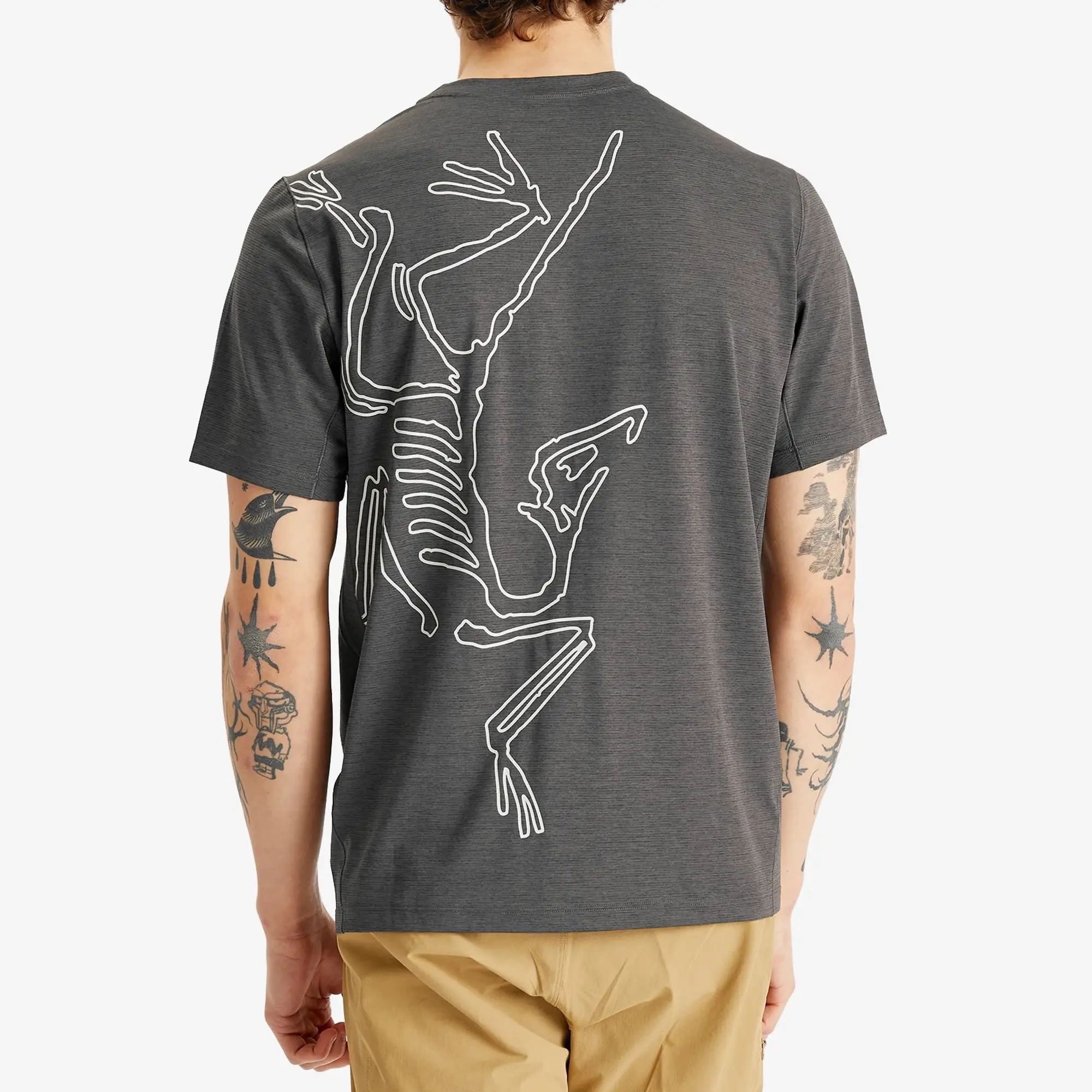 Arc'teryx Men's Cormac Arc'Bird Logo T-Shirt Black Heather