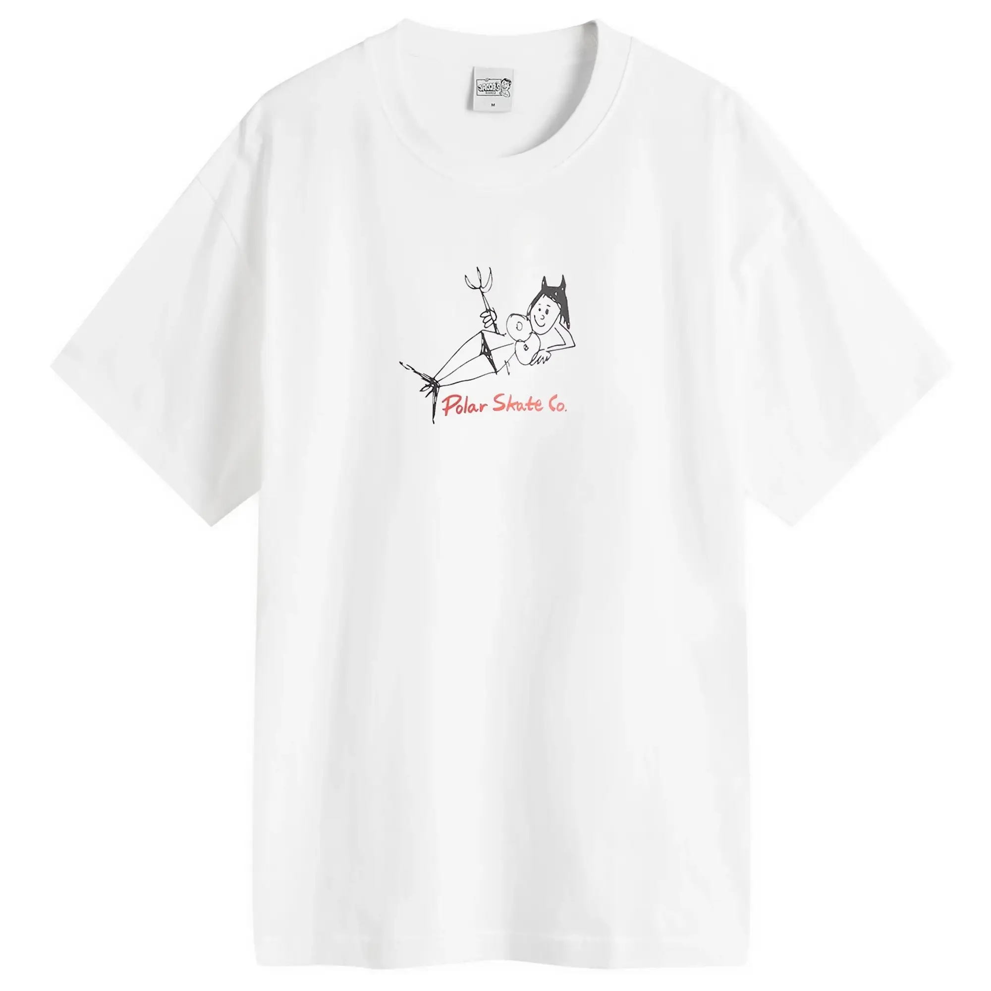 Polar Skate Co. Men's Devil Woman T-Shirt White