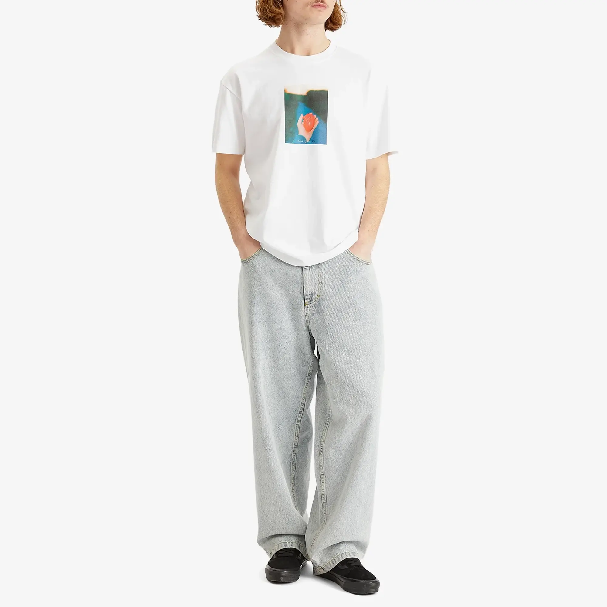 Polar Skate Co. Men's Heart in Hand T-Shirt White