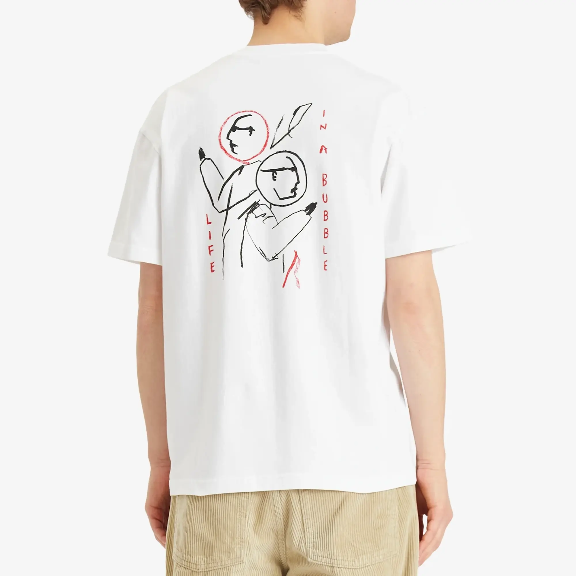 Polar Skate Co. Men's Life in a Bubble T-Shirt White