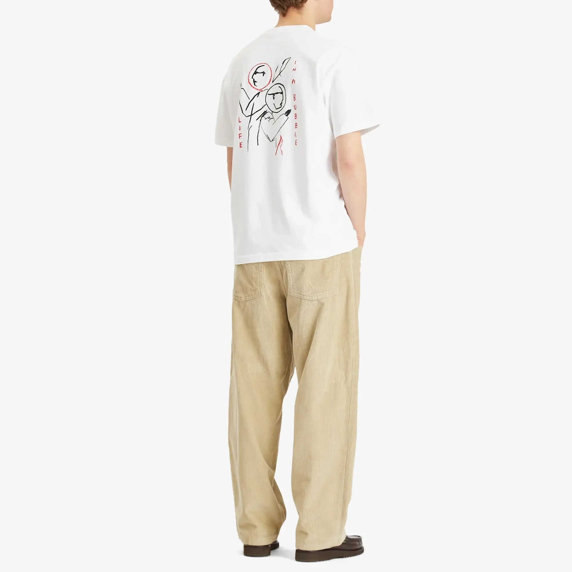 Polar Skate Co. Men's Life in a Bubble T-Shirt White