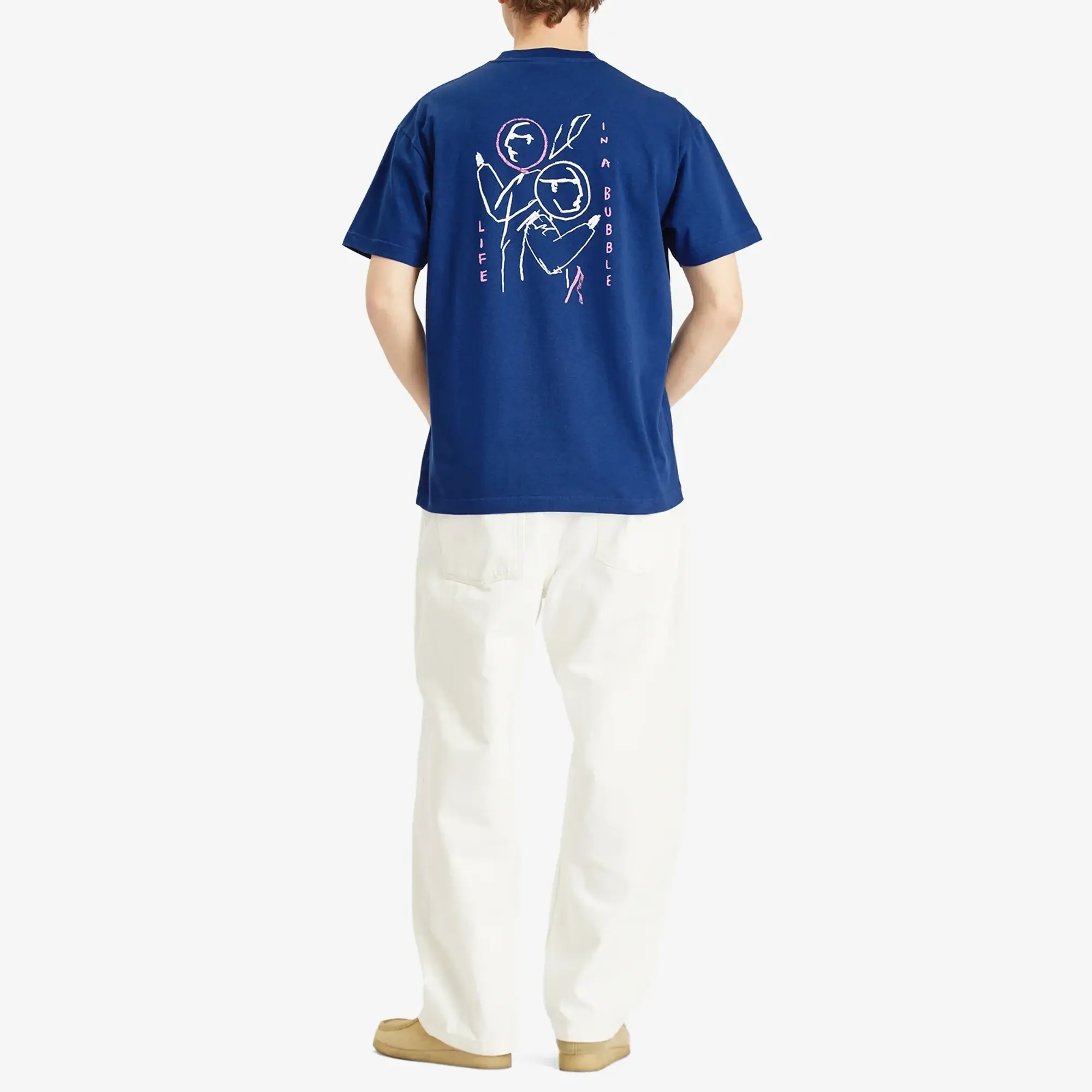 Polar Skate Co. Men's Life in a Bubble T-Shirt Deep Royal Blue