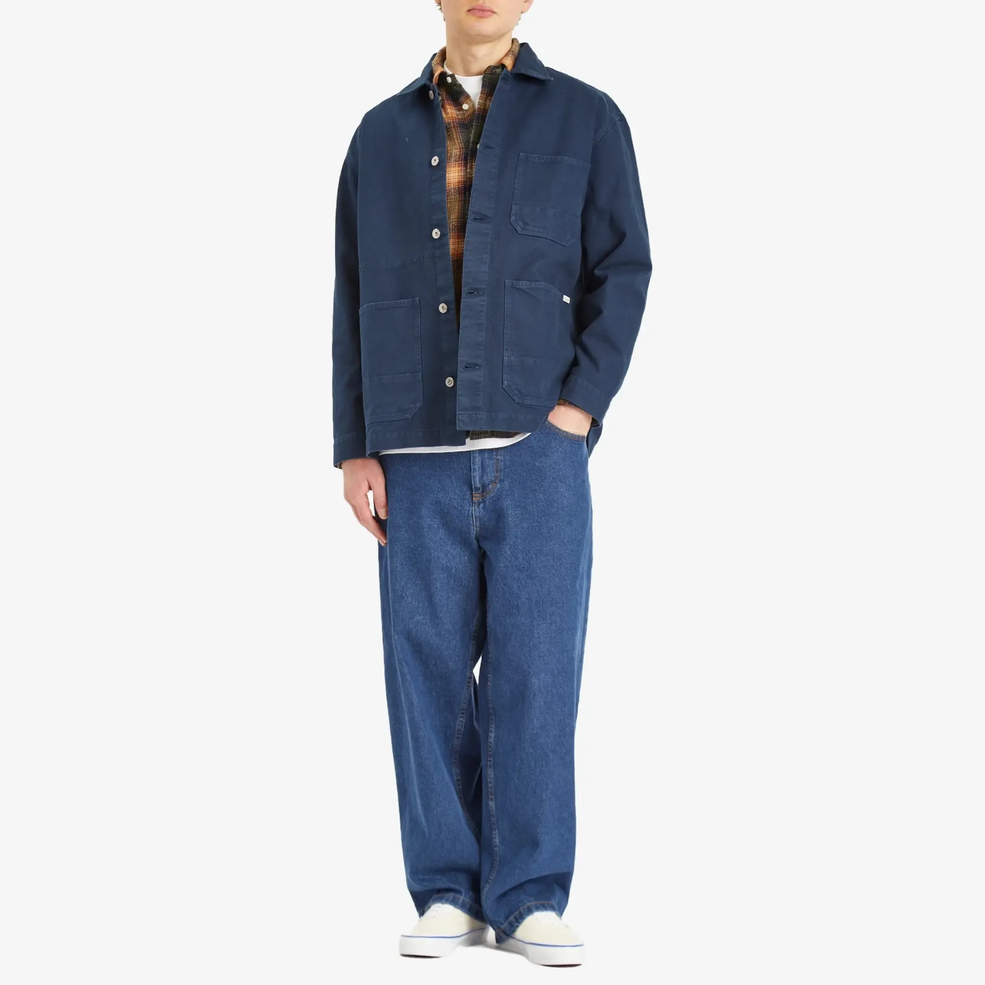 Polar Skate Co. Men's Ezra Chore Jacket Neptune Blue