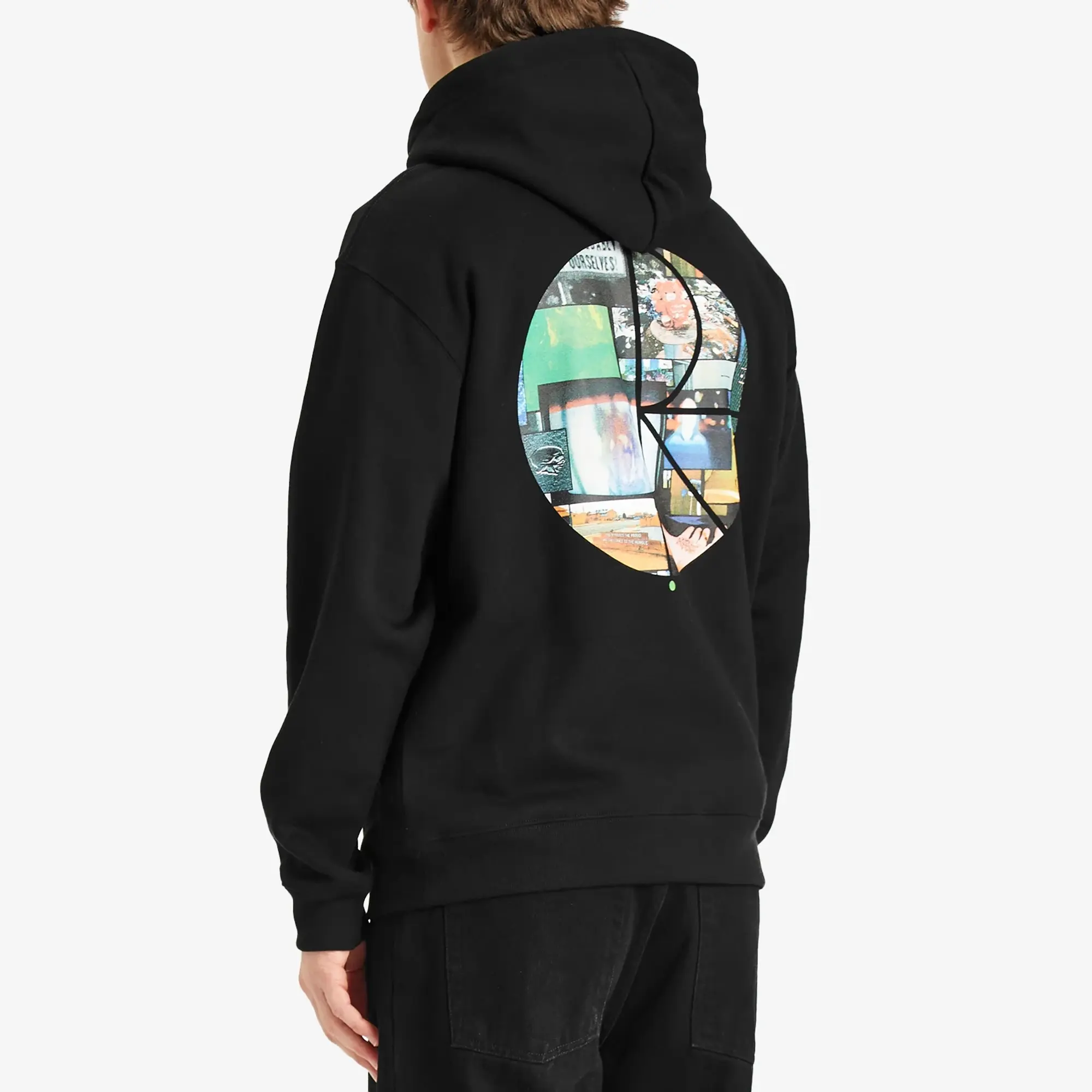 Polar Skate Co. Men's Dave Fill Logo Hoodie Black