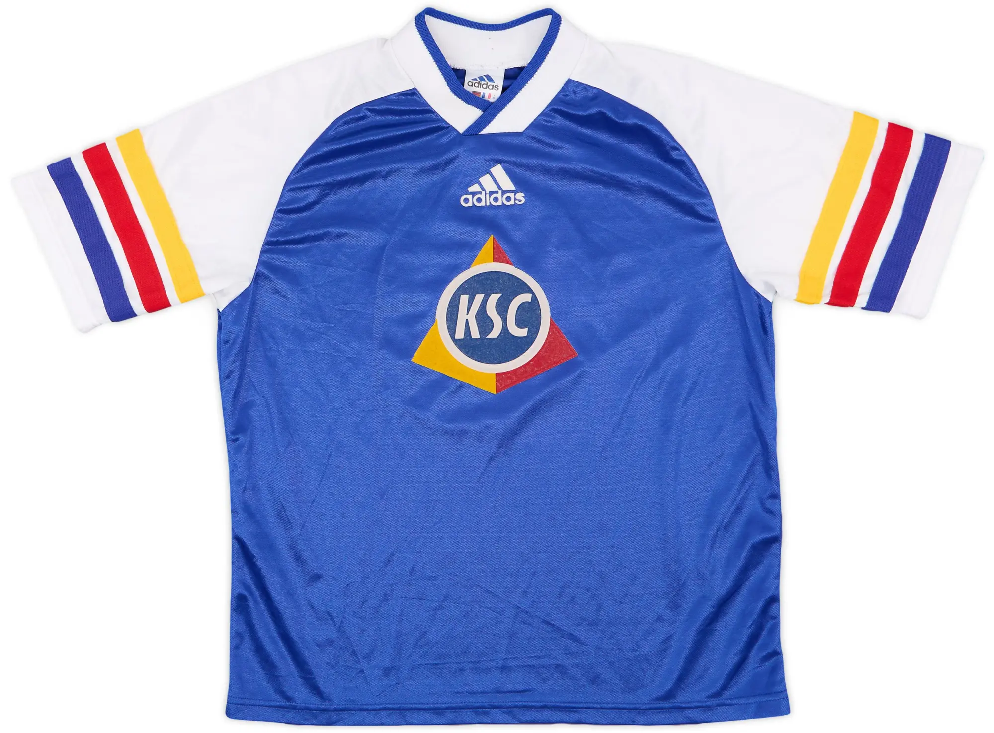 1998-99 Karlsruher adidas Training Shirt - 8/10 - (XL.Boys)