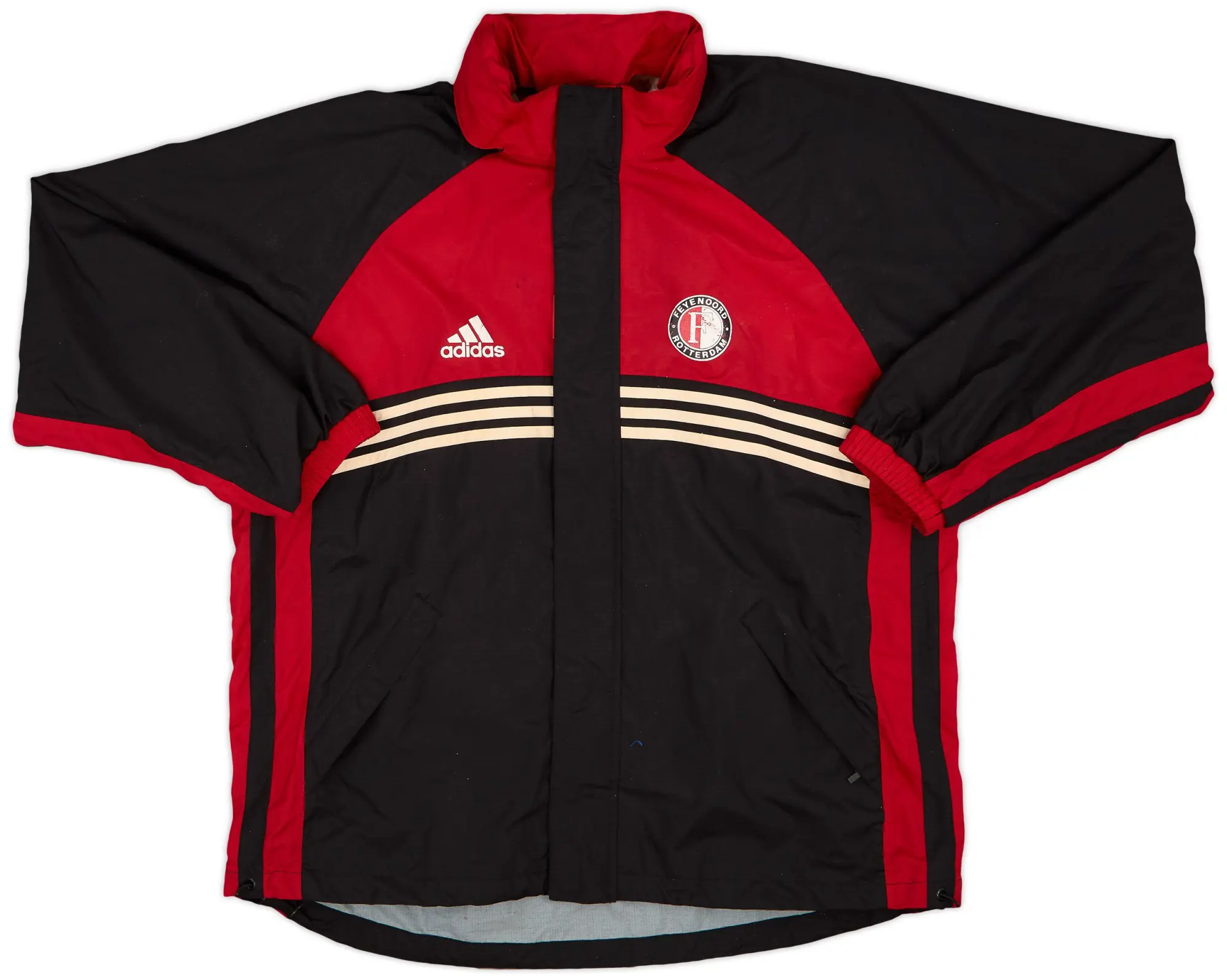 1998-99 Feyenoord adidas Hooded Rain Jacket - 5/10 - (L/XL)