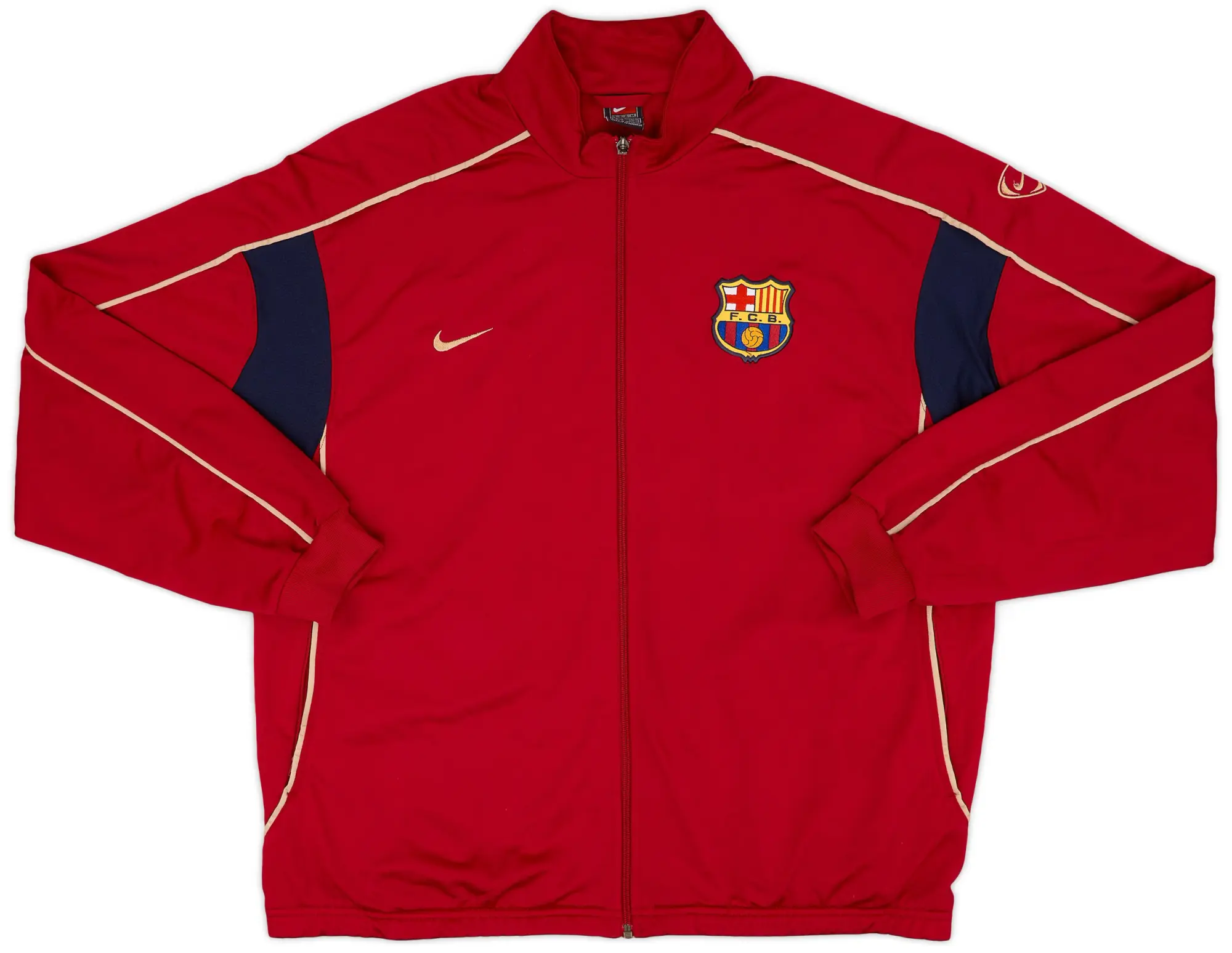 2001-02 Barcelona Nike Track Jacket - 9/10 - (XL)