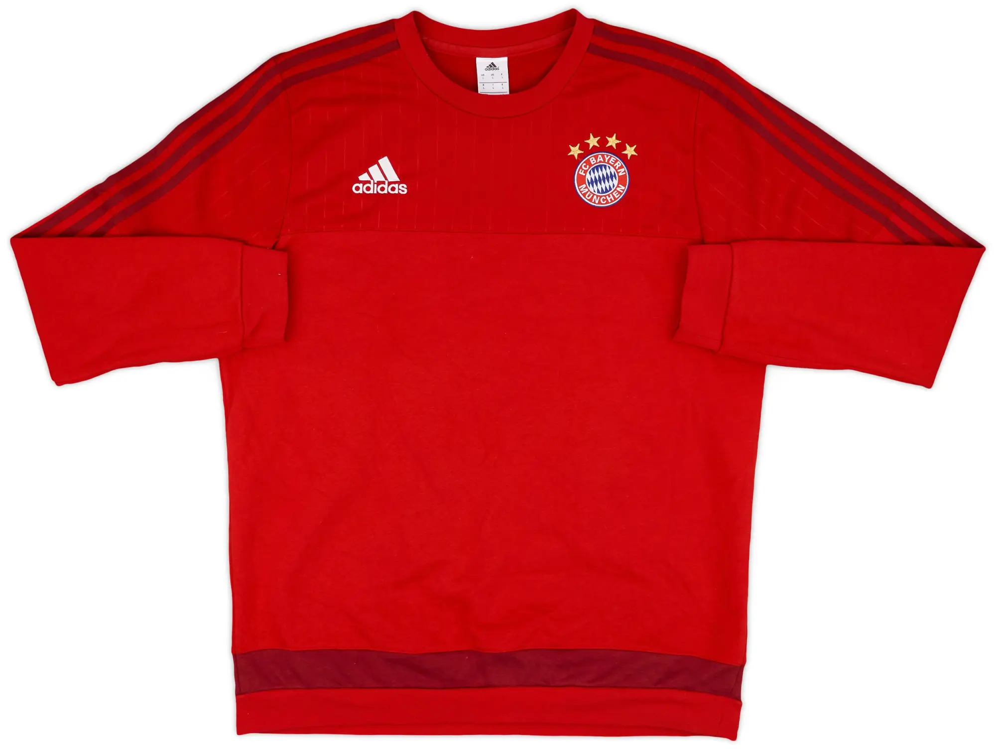 2015-16 Bayern Munich adidas Sweat Top - 9/10 - (L)