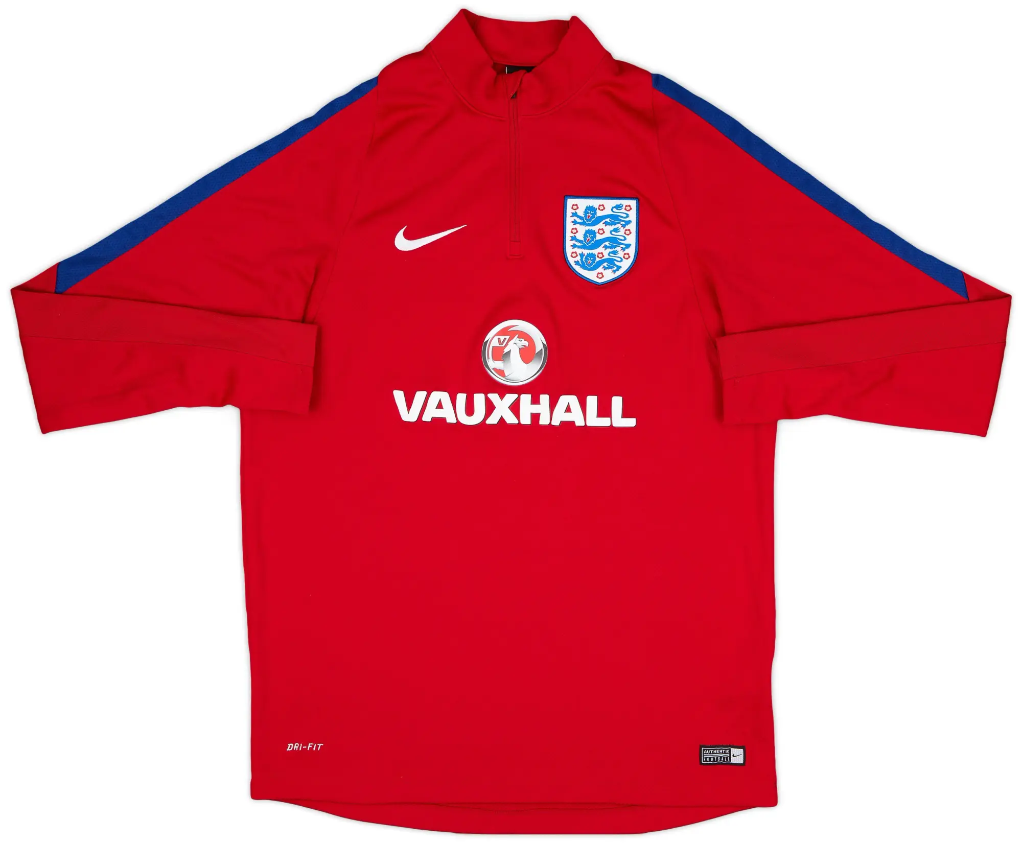 2016-17 England Nike 1/4 Zip Drill Top - 8/10 - (XL)