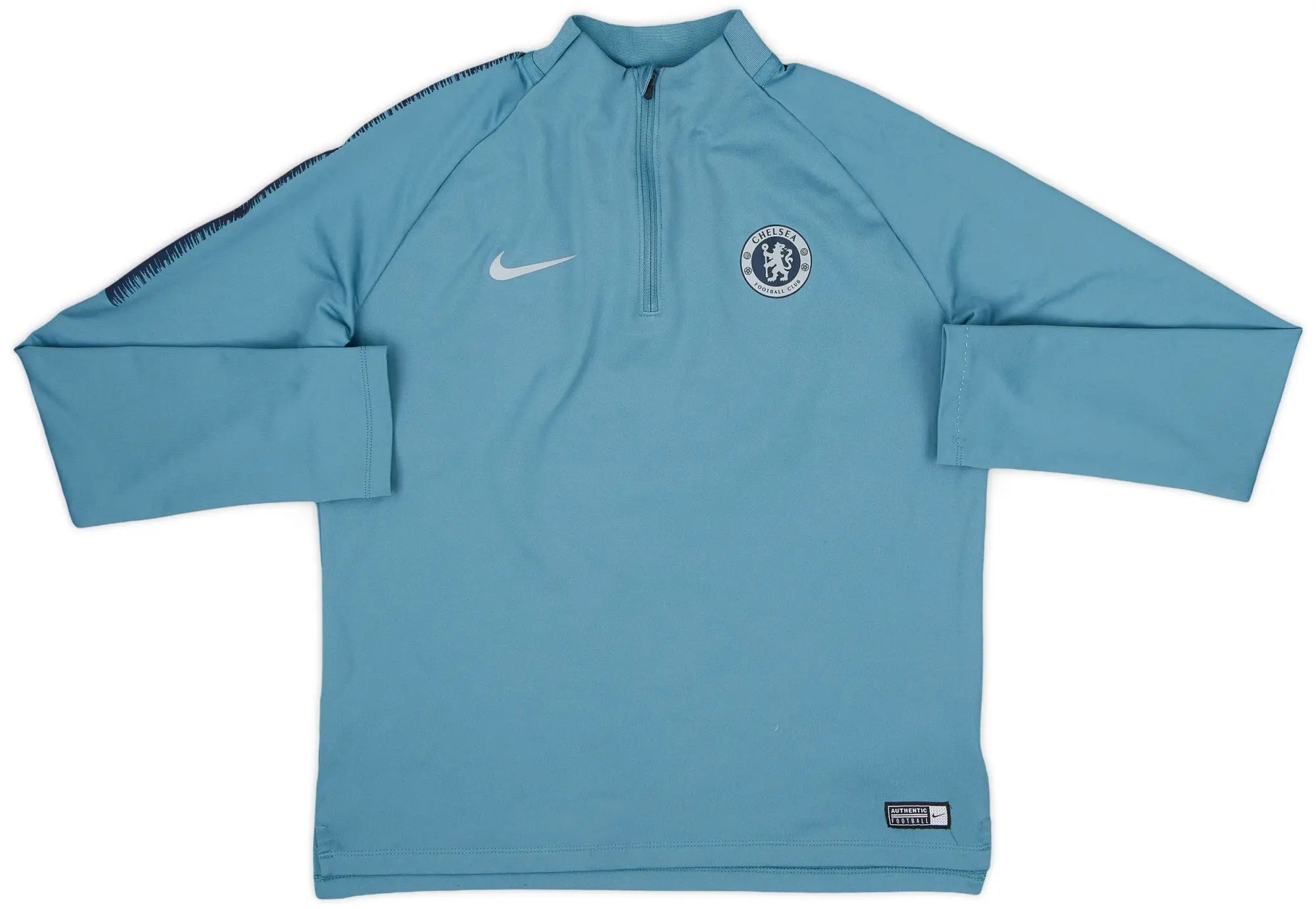 2018-19 Chelsea Nike 1/4 Zip Drill Top - 6/10 - (XL.Boys)