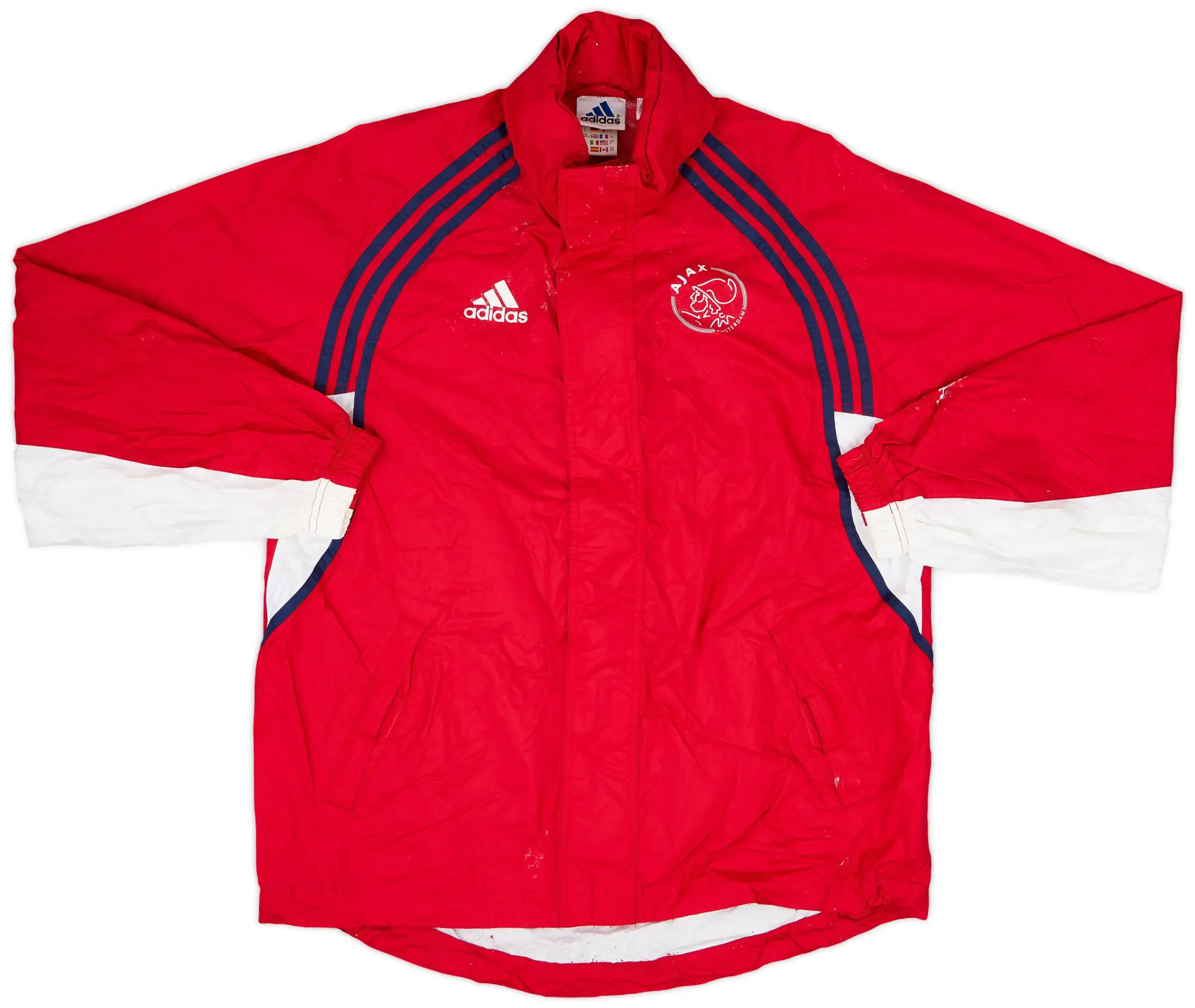 2000-01 Ajax adidas Hooded Rain Jacket - 4/10 - (M/L)