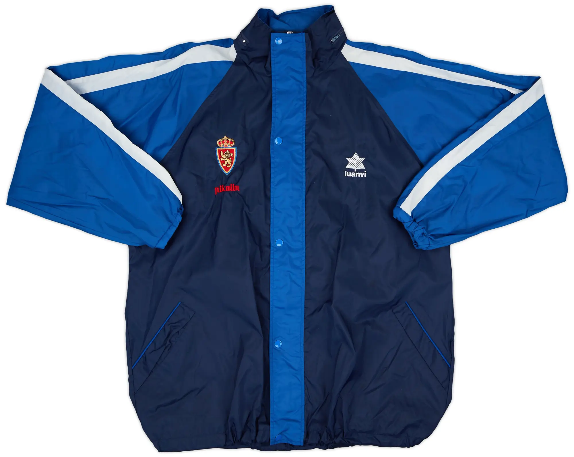 Jacket/Coat 1999-01 Real Zaragoza Luanvi Hooded Rain Jacket - 8/10 - (XL)