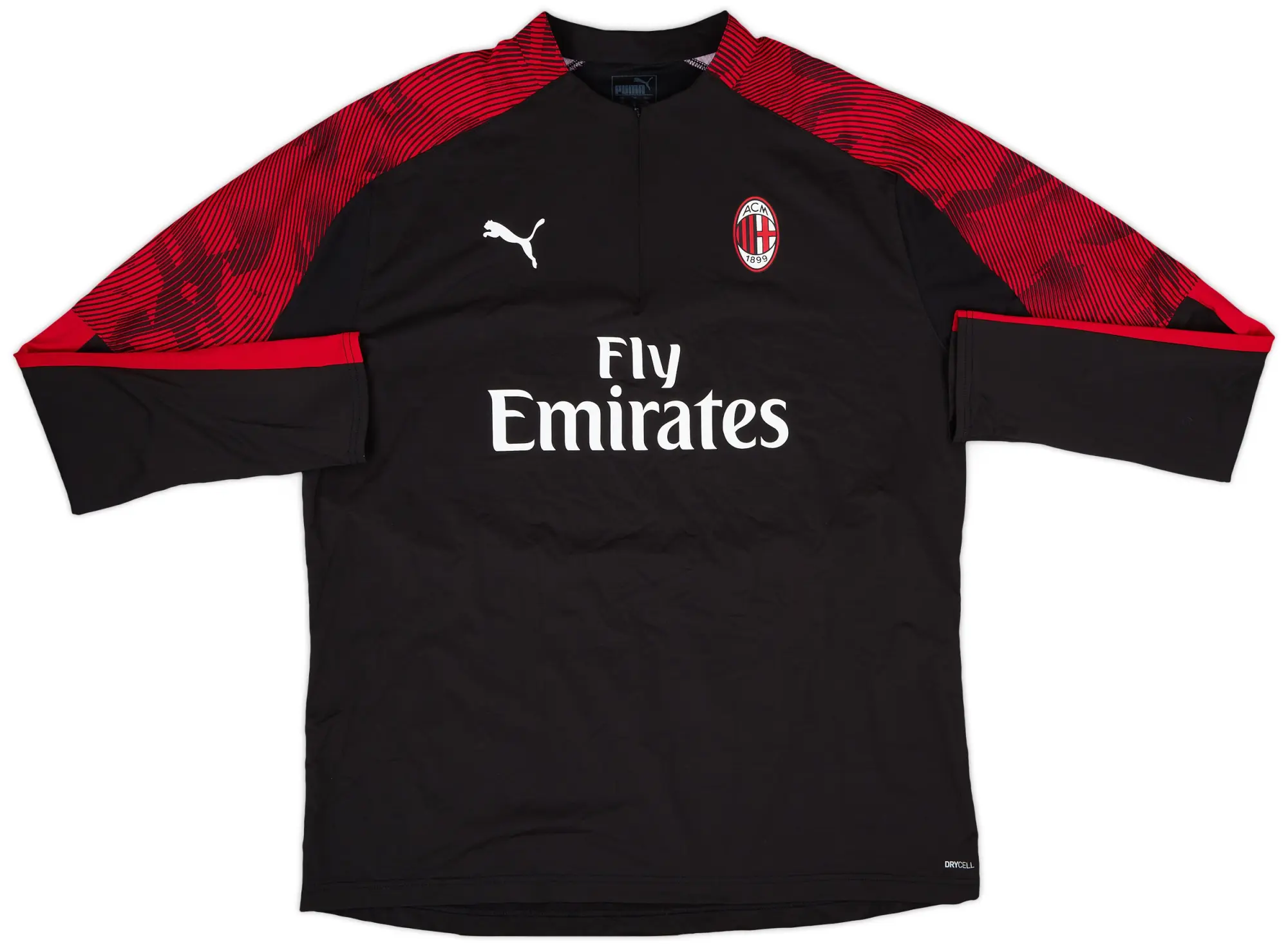 2019-20 AC Milan Puma 1/4 Zip Drill Top - 10/10 - (XXL)