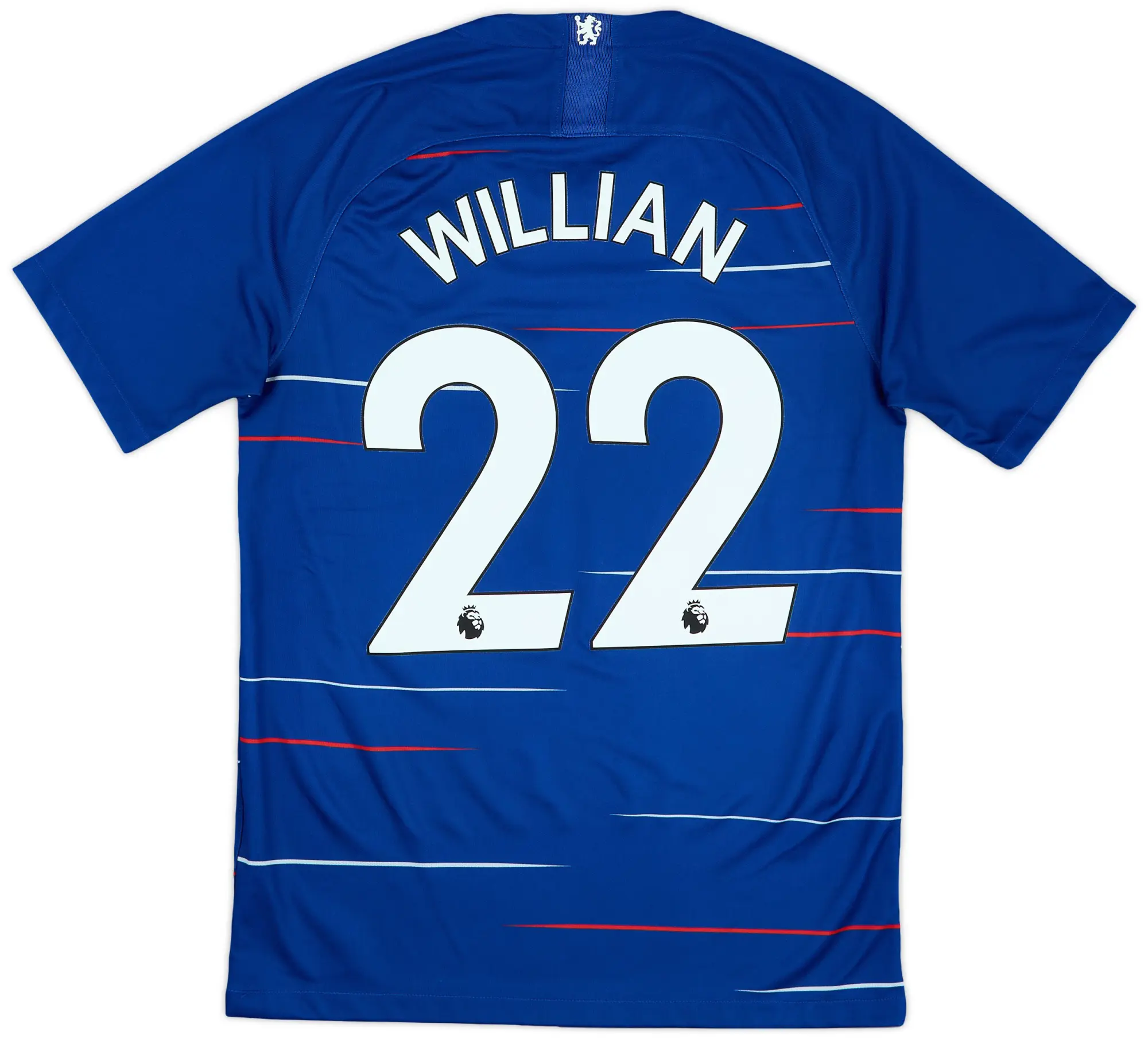 Nike 2018-19 Chelsea Home Shirt Willian #22 - 9/10 - (S)