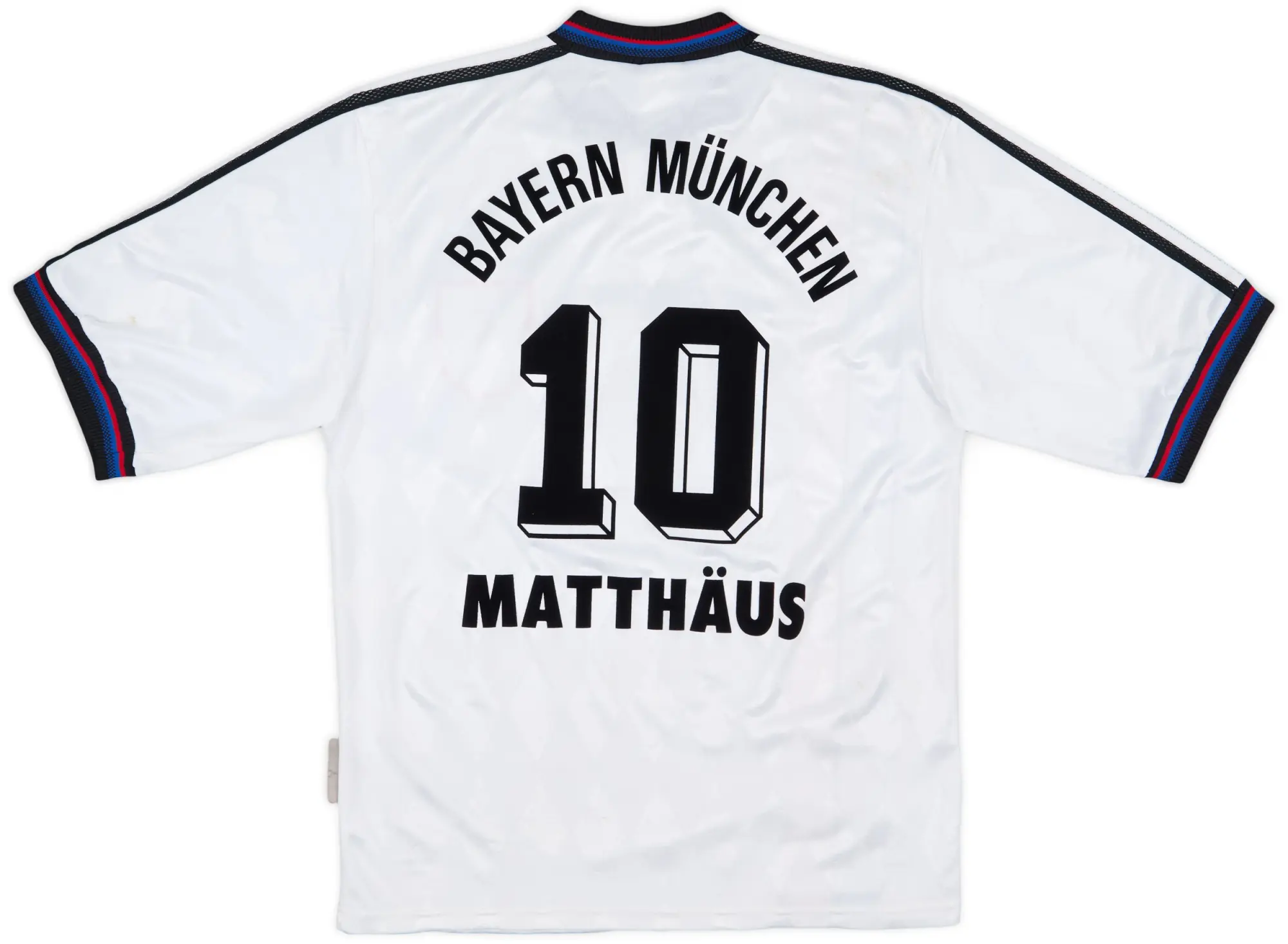 adidas 1996-98 Bayern Munich Away Shirt Matthaus #10 - 6/10 - (S)