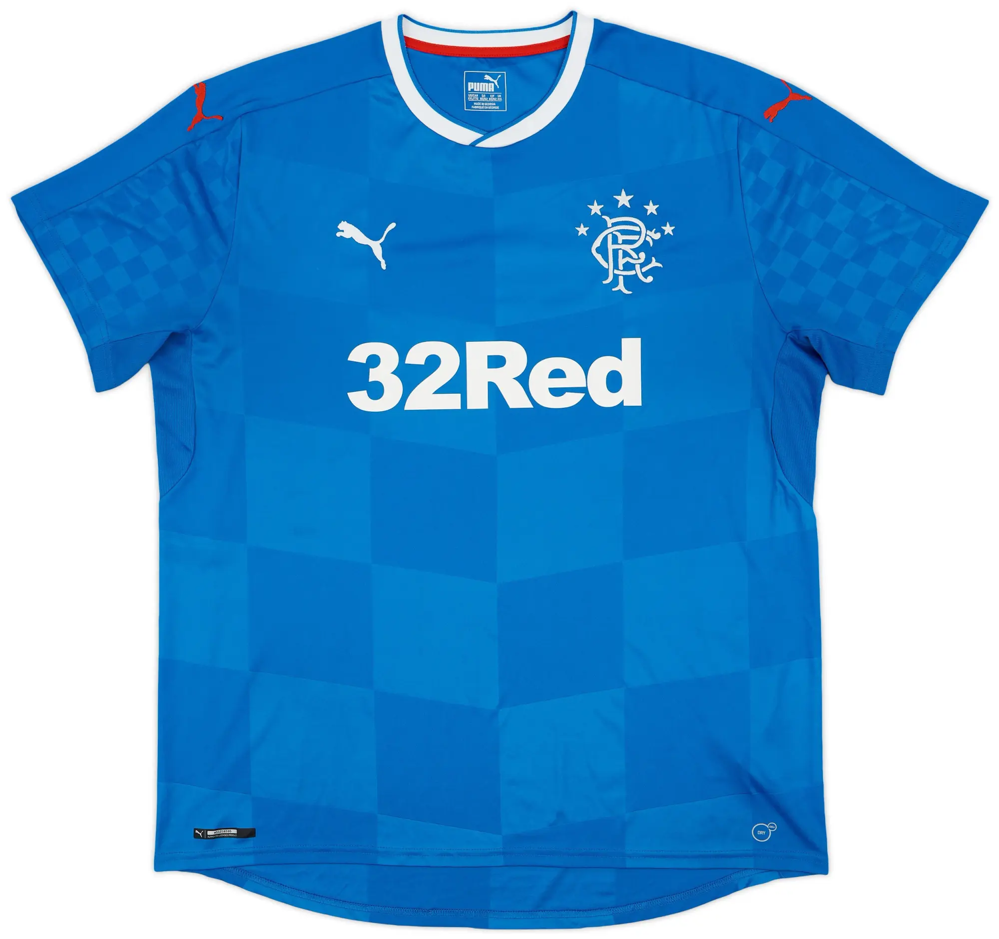 Puma 2016-18 Rangers Home Shirt - 8/10 - (XXL)