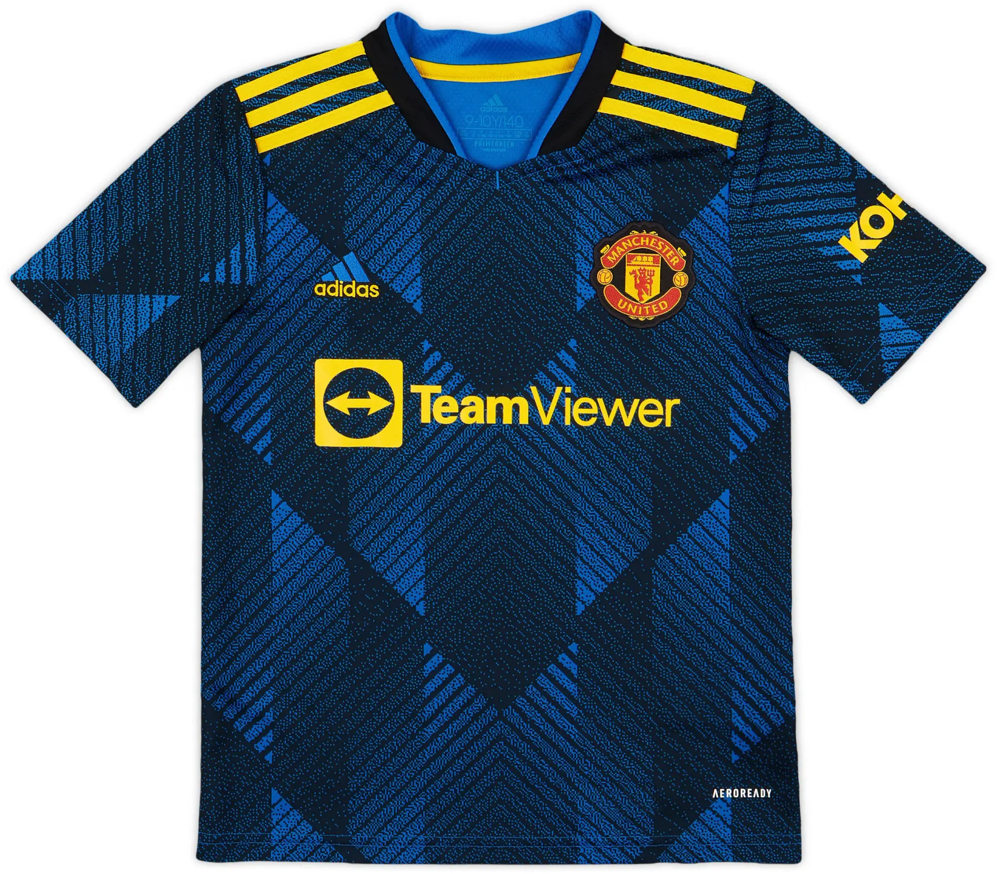 adidas 2021-22 Manchester United Third Shirt - 8/10 - (S.Boys)