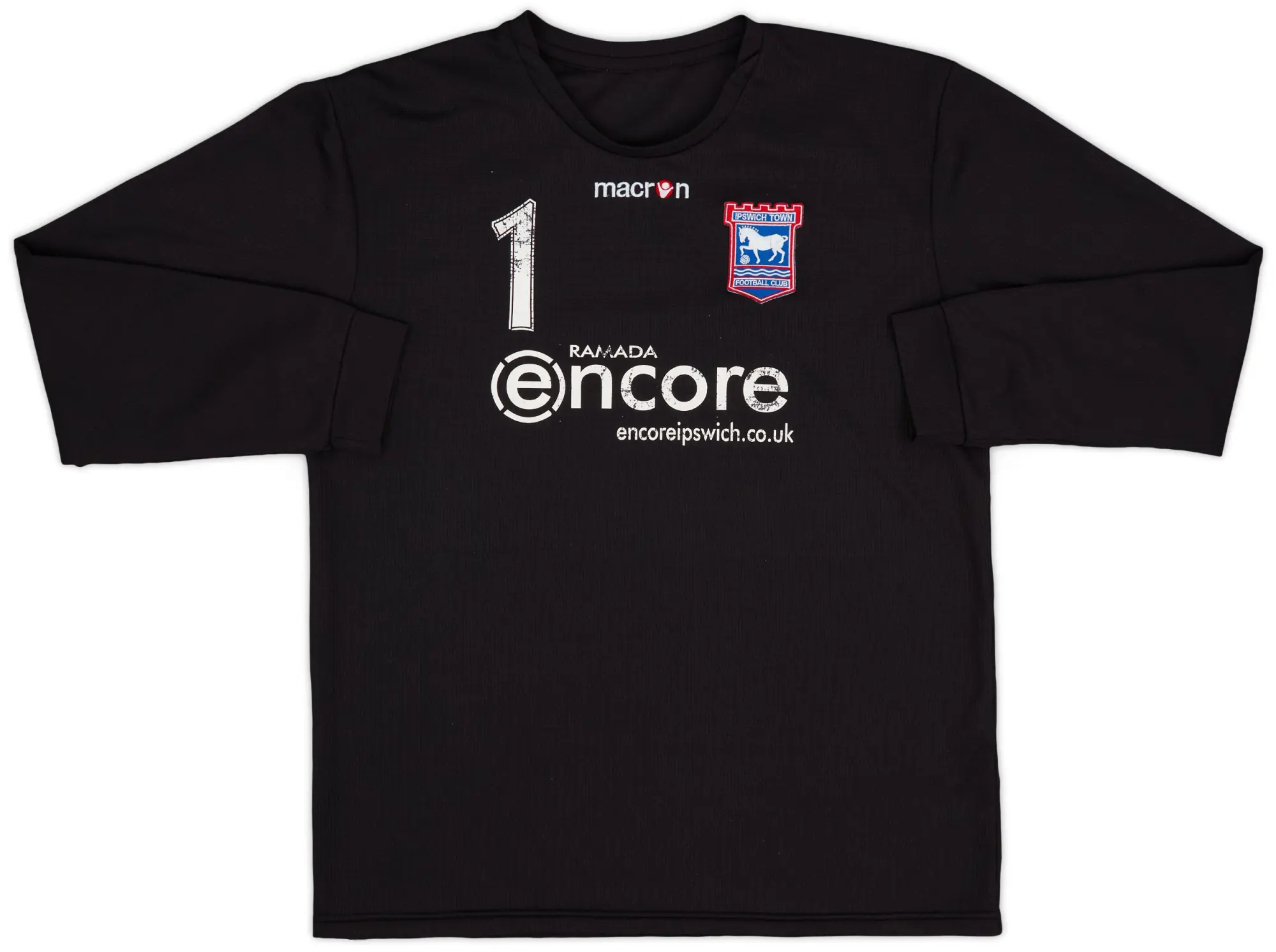 Macron 2000s Ipswich Youth GK Shirt #1 - 5/10 - (M)