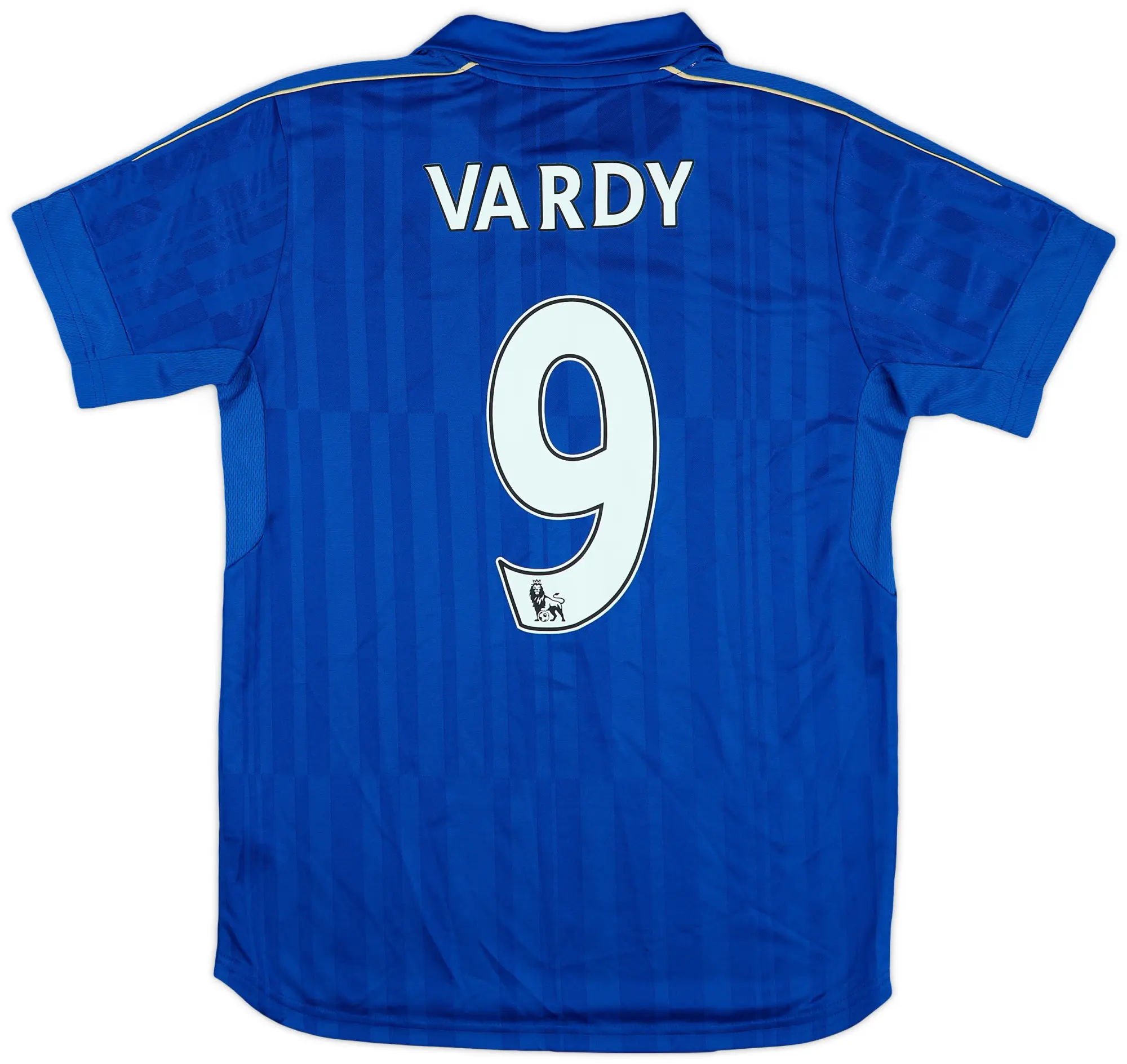 Puma 2016-17 Leicester Home Shirt Vardy #9 - 9/10 - (12-13Y Kids)