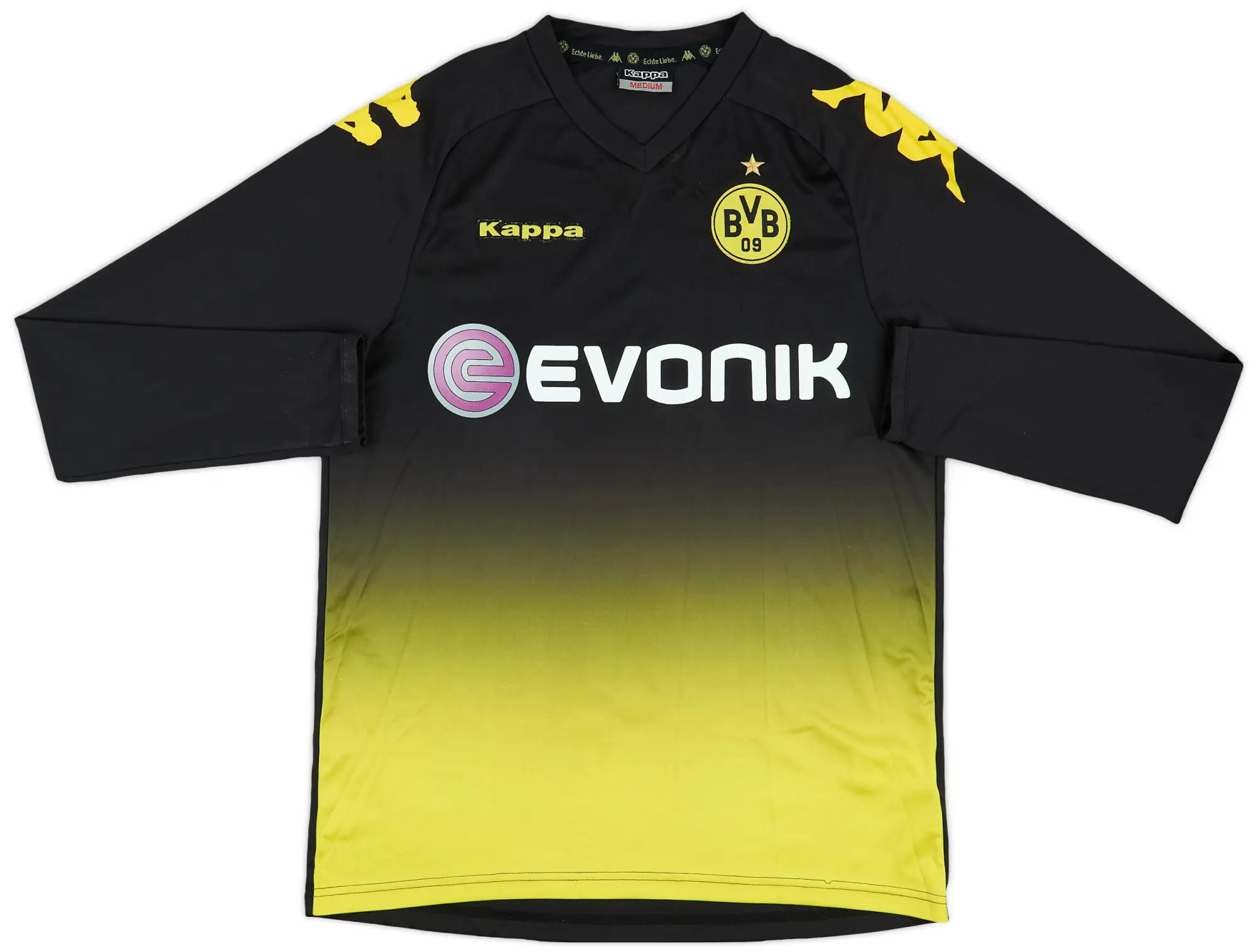 Kappa 2011-12 Borussia Dortmund Away L/S Shirt - 8/10 - (M)