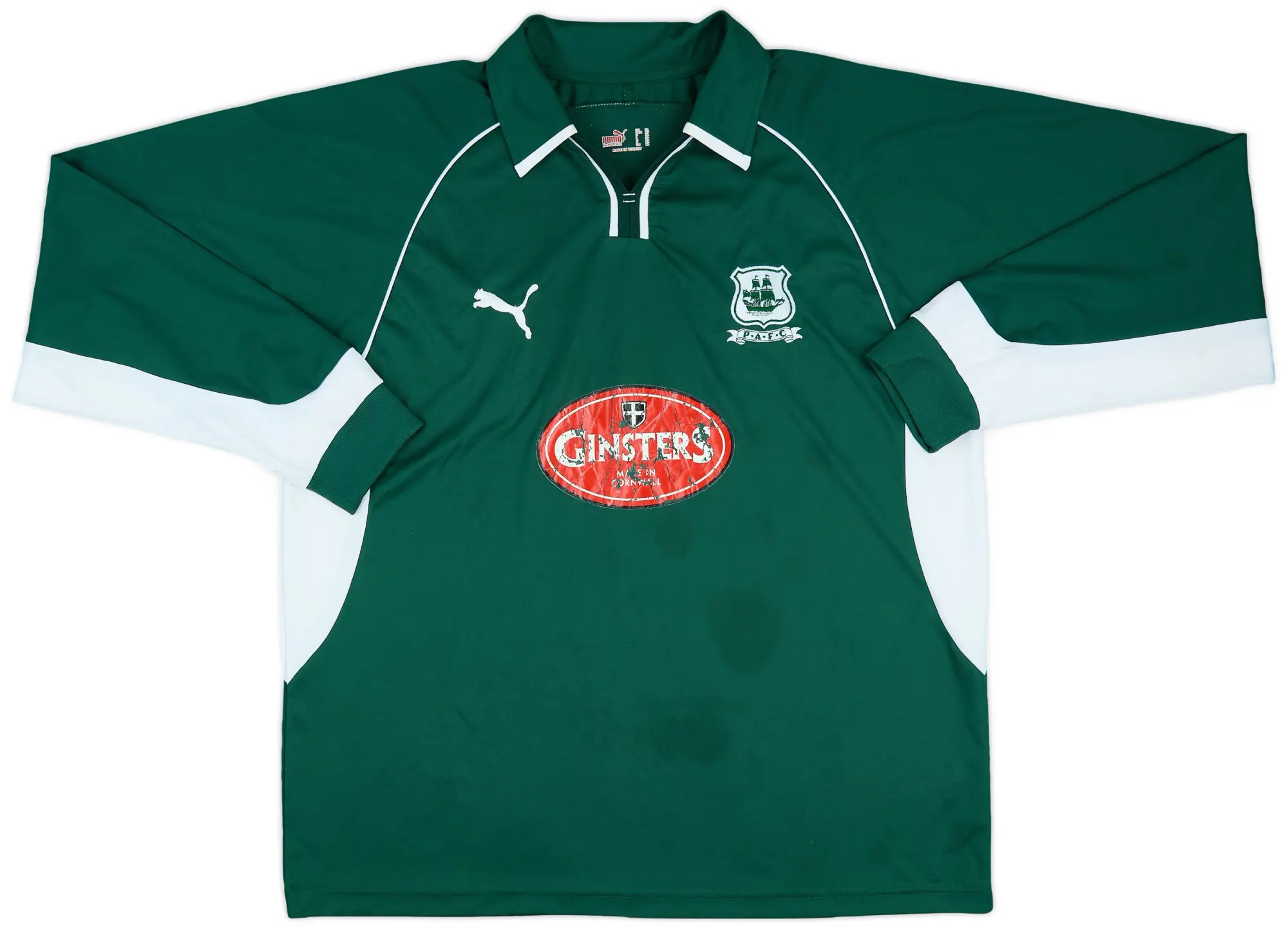 Puma 2005-07 Plymouth Home L/S Shirt - 4/10 - (XL)