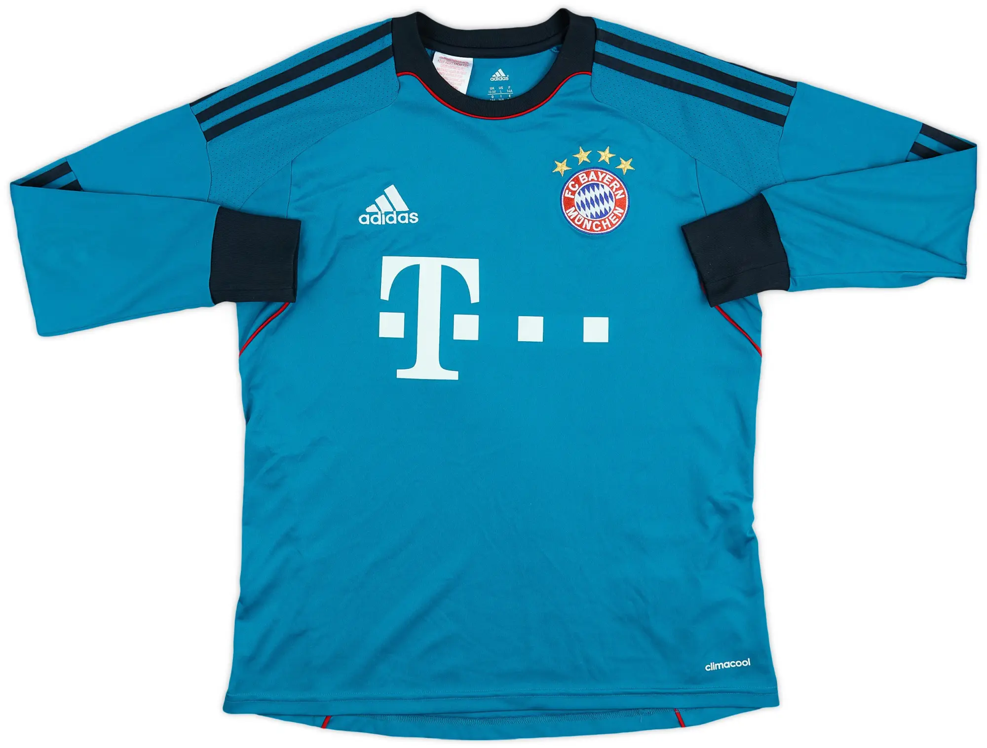 adidas 2013-14 Bayern Munich GK Shirt - 8/10 - (L.Boys)