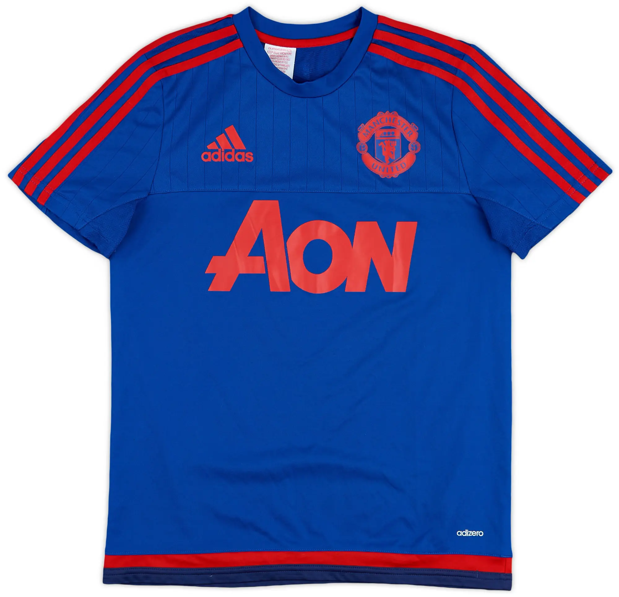 2015-16 Manchester United adidas Training Shirt - 8/10 - (L.Boys)