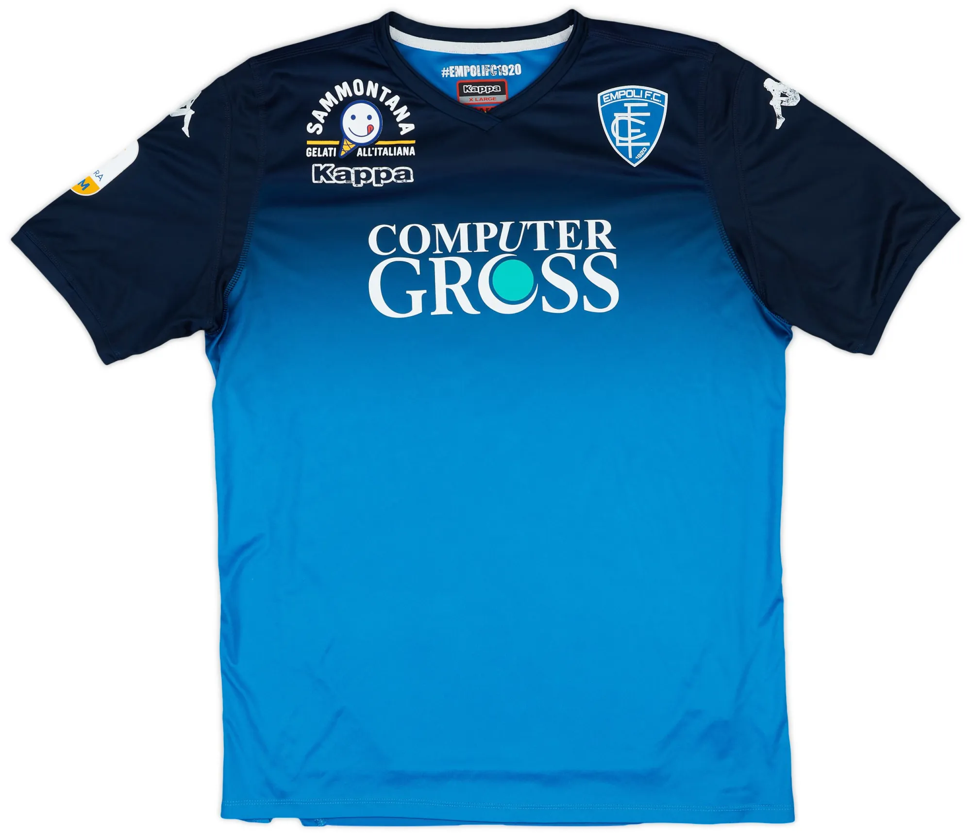 Kappa Empoli Mens SS Player Issue Home Shirt 2018/19