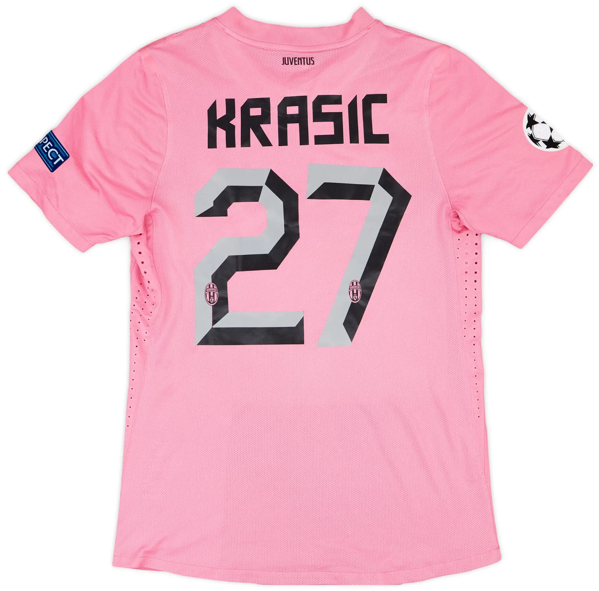 Nike 2011-12 Juventus Player Issue Champions League Away Shirt Krasic #27