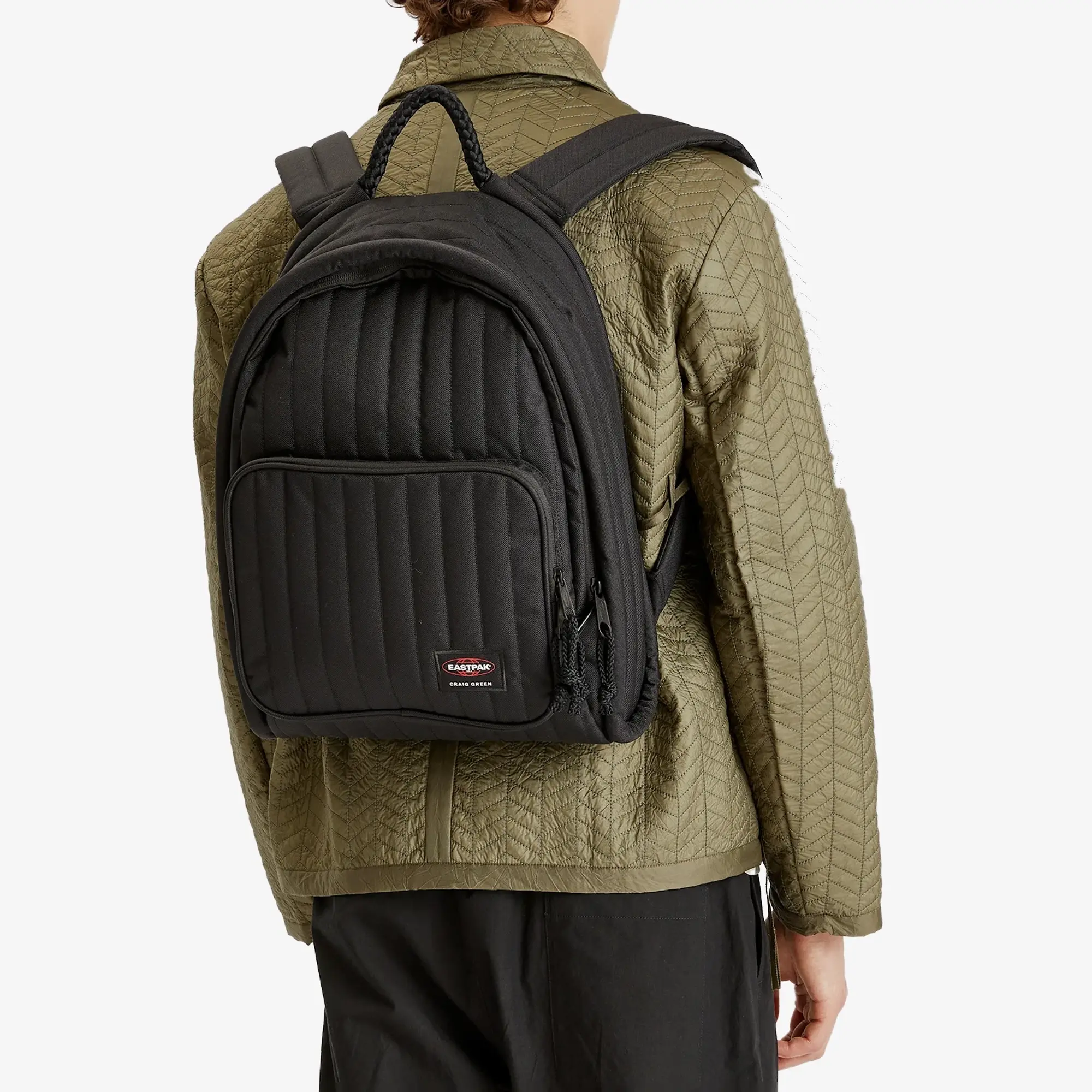 Eastpak x Craig Green Quilted Padded Pak'r Backpack Black