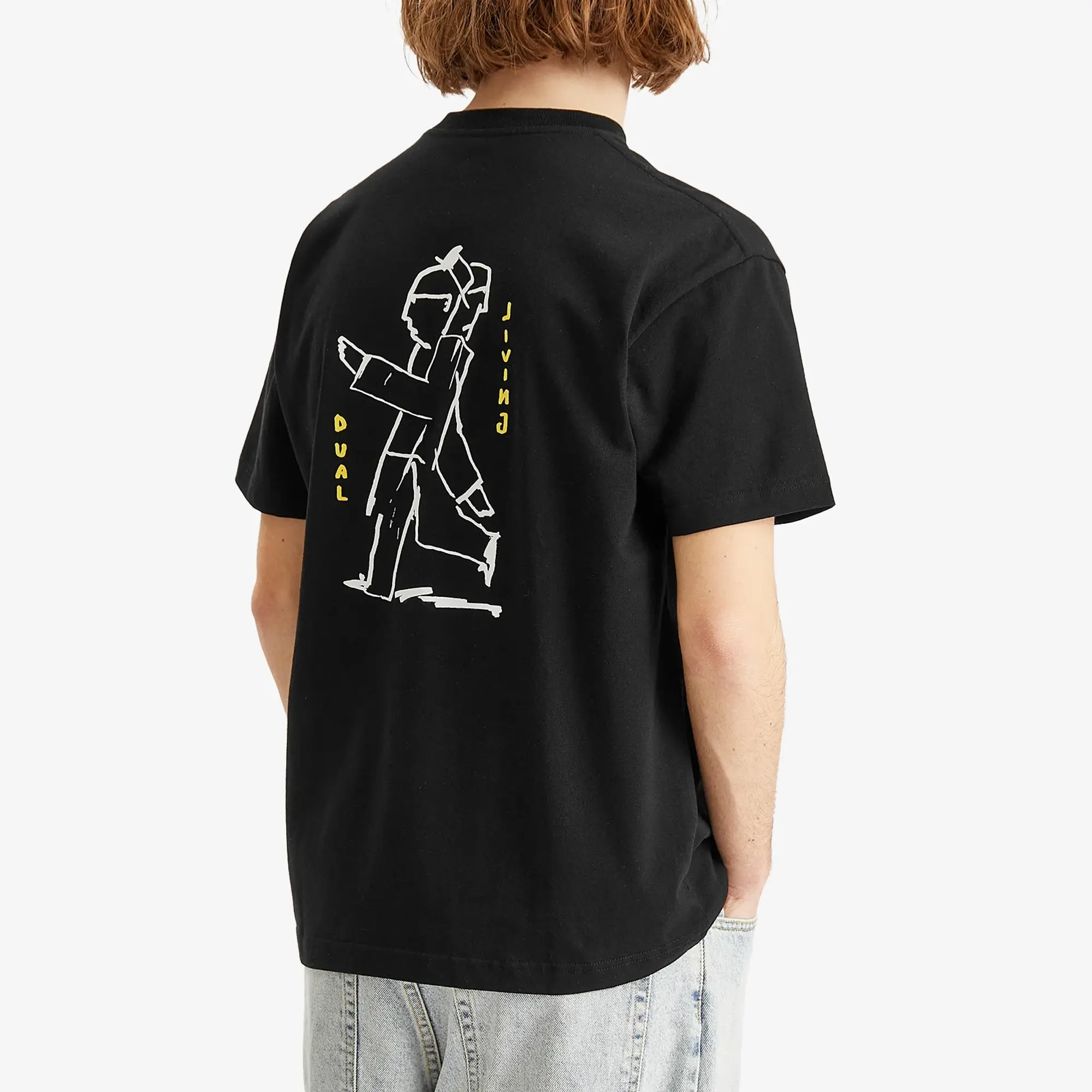 Polar Skate Co. Men's Dual Living T-Shirt Black