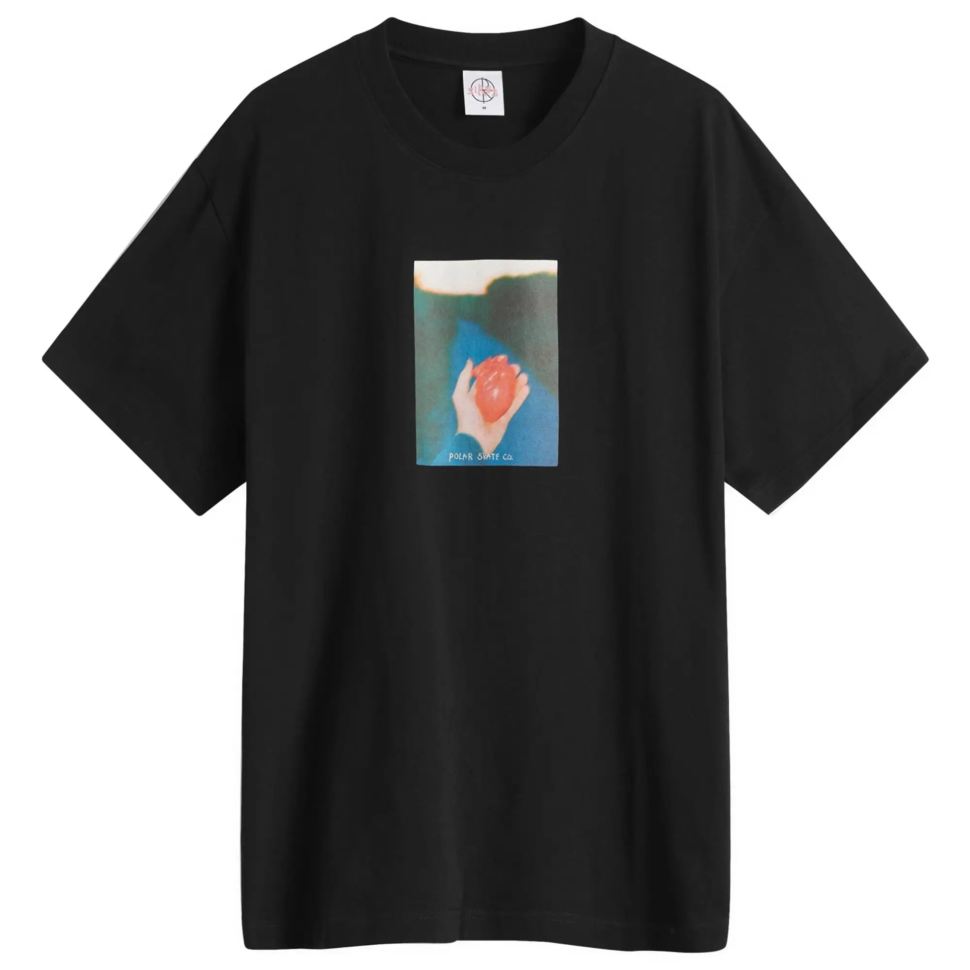 Polar Skate Co. Men's Heart in Hand T-Shirt Black
