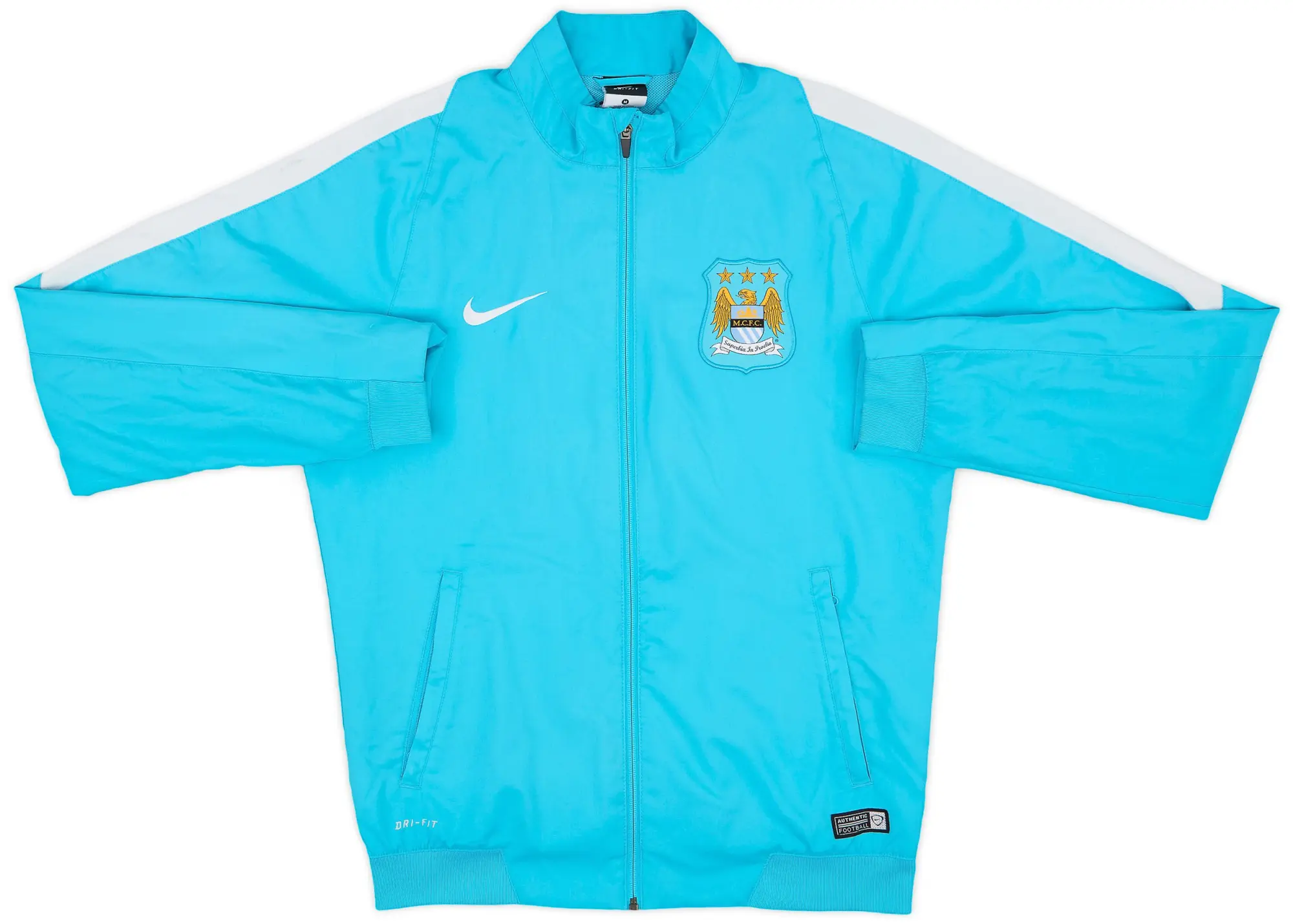2015-16 Manchester City Nike Track Jacket - 7/10 - (M)